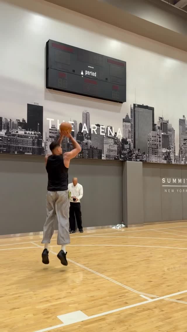 Putting in work with @mpj 🏁🏁🏀 Coming off a great season with the Nets 💯 24ppg and 7rpg on over 45 percent from the field and almost 40 percent from 3pt ✅  We’re just getting started. We got bigger goals!