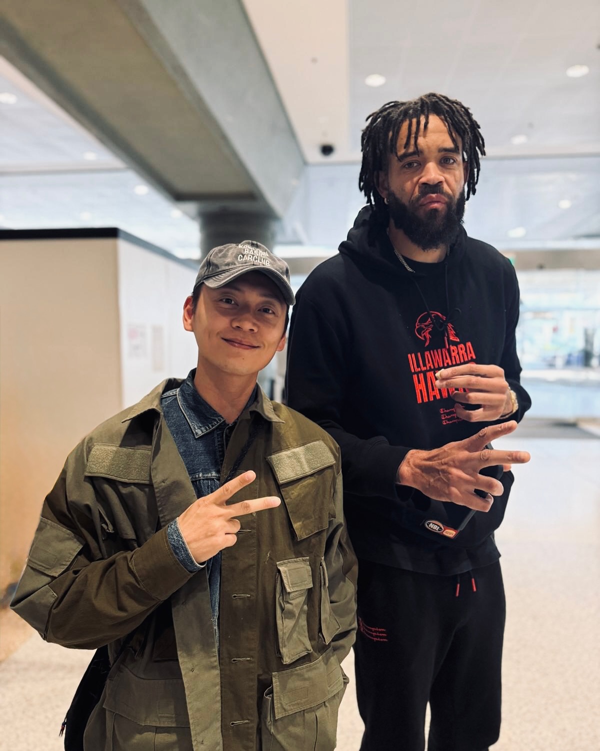 究竟喺機場撞到一位籃球明星嘅機率係有幾多呢？
Mcgeeeeeeeee🥳
So happyyyy today~~~~ 

題外話：原來佢細我一年😏😂