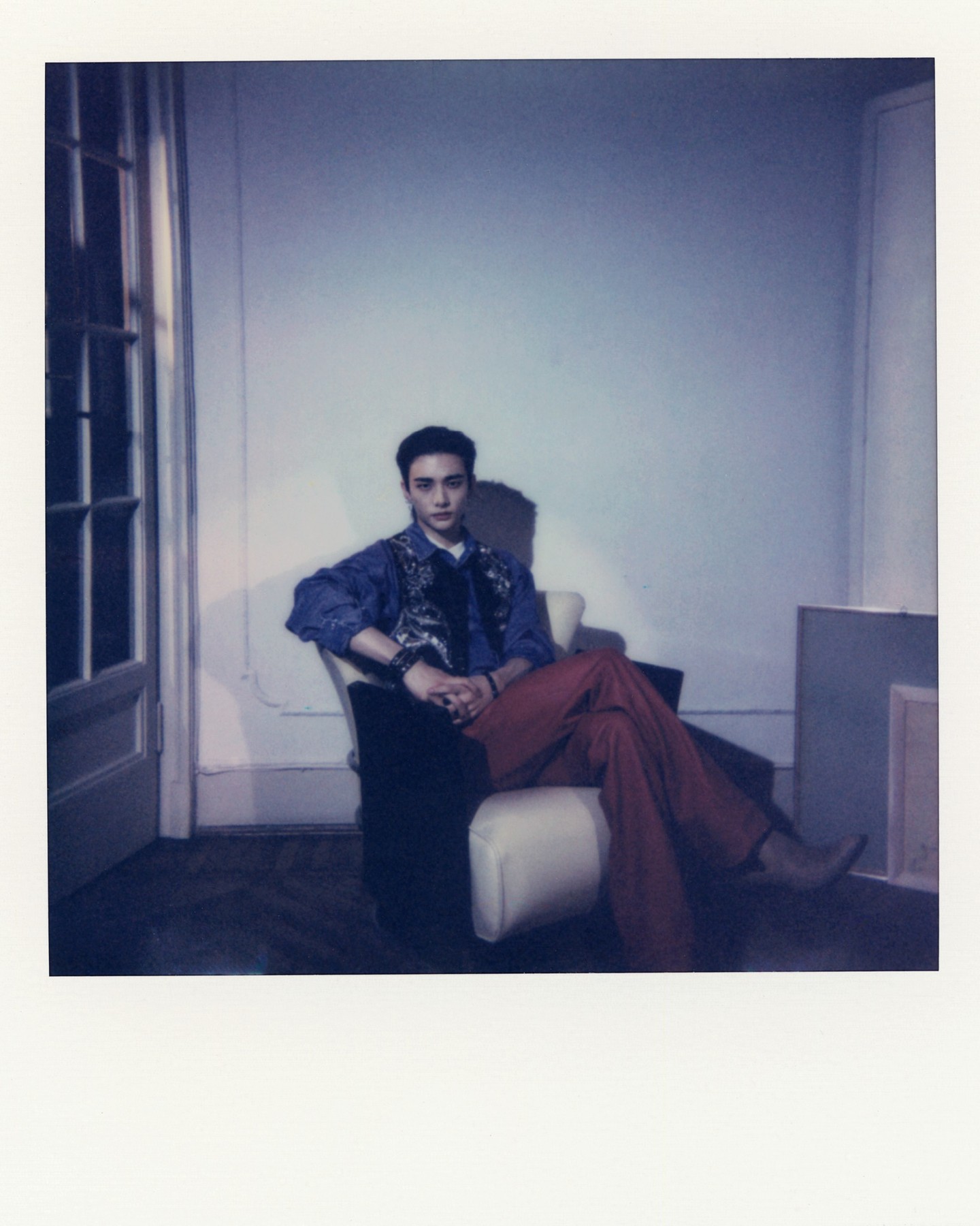 Hyunjin, Milan, 2025. Photographed by Camille Vivier.