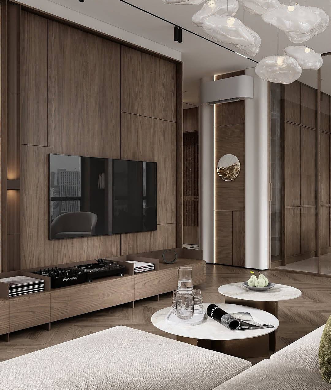 Интерьер кухни-гостиной.
▪️
Проект от студии ARTEB.
Дизайнер - Кристина Артебякина.