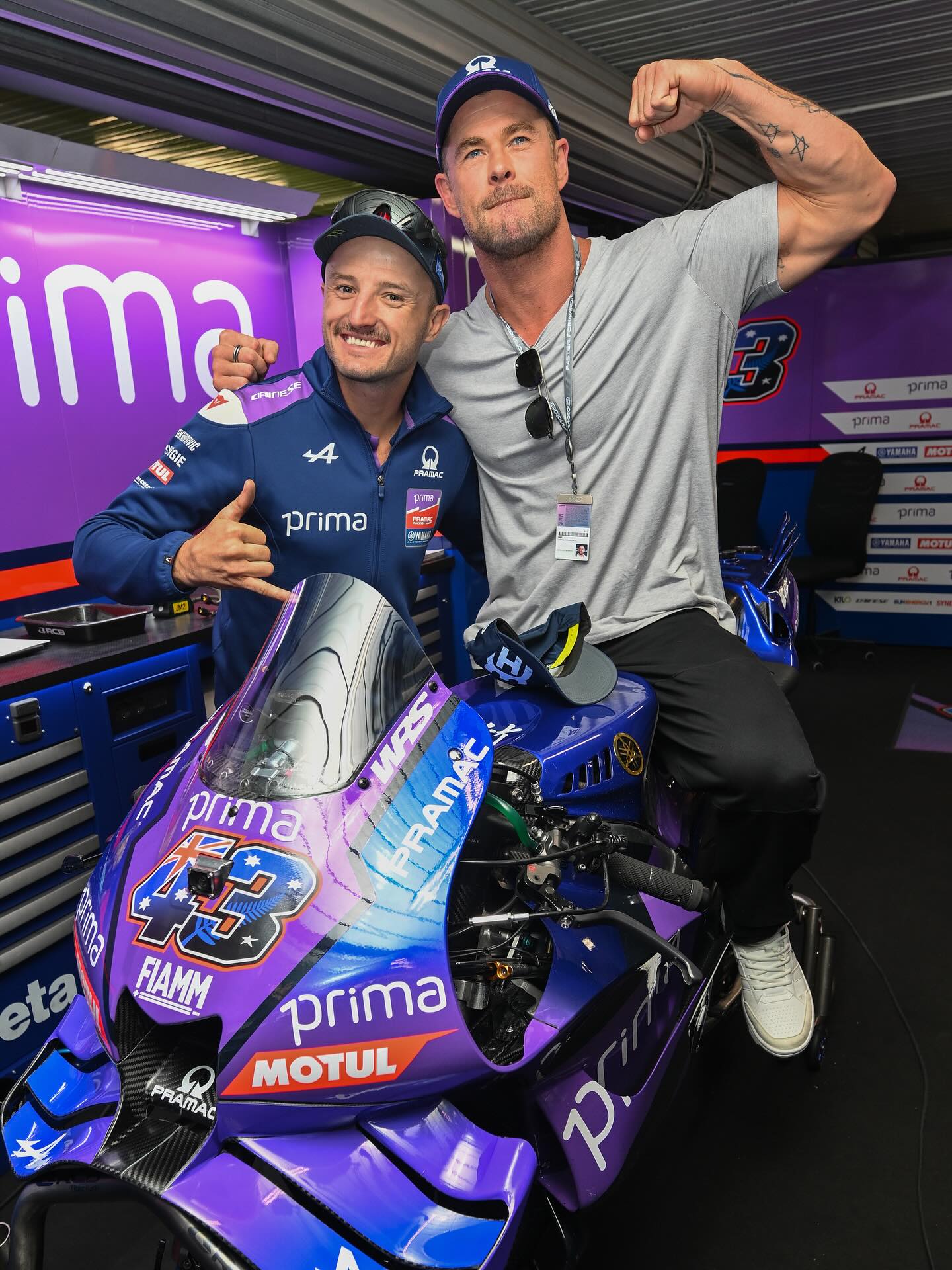 Always an amazing time at @ausmotogp @jackmilleraus @vr46racingteam 
@fabiodiggia49 @pablonieto22