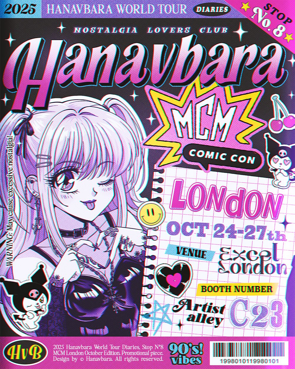 hello again london 🇬🇧💛💜 come and meet us this week in @MCMComicCon artist alley booth C-23 🥹 we will have prints, posters, keychains, tote bags, freebies and more! here you have our catalogue💫 we are so happy to bring our new huntrix, winx and csm posters! and ofc nana, death note, sailor moon, taylor, chappell, sabrina, genshin, kpop, magical girls, new and old anime, movies, tv shows and so much more! can’t wait for this weekend 🫶 

#mcmlondon #mcmlondoncomiccon #mcmlondon2025