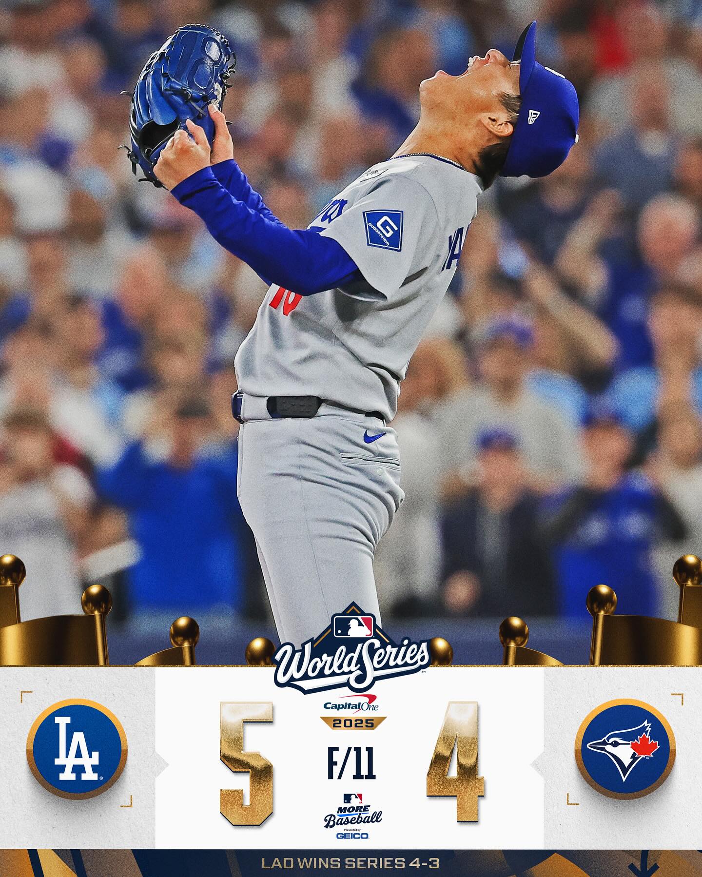 THE @DODGERS TAKE A WILD GAME 7 #WorldSeries