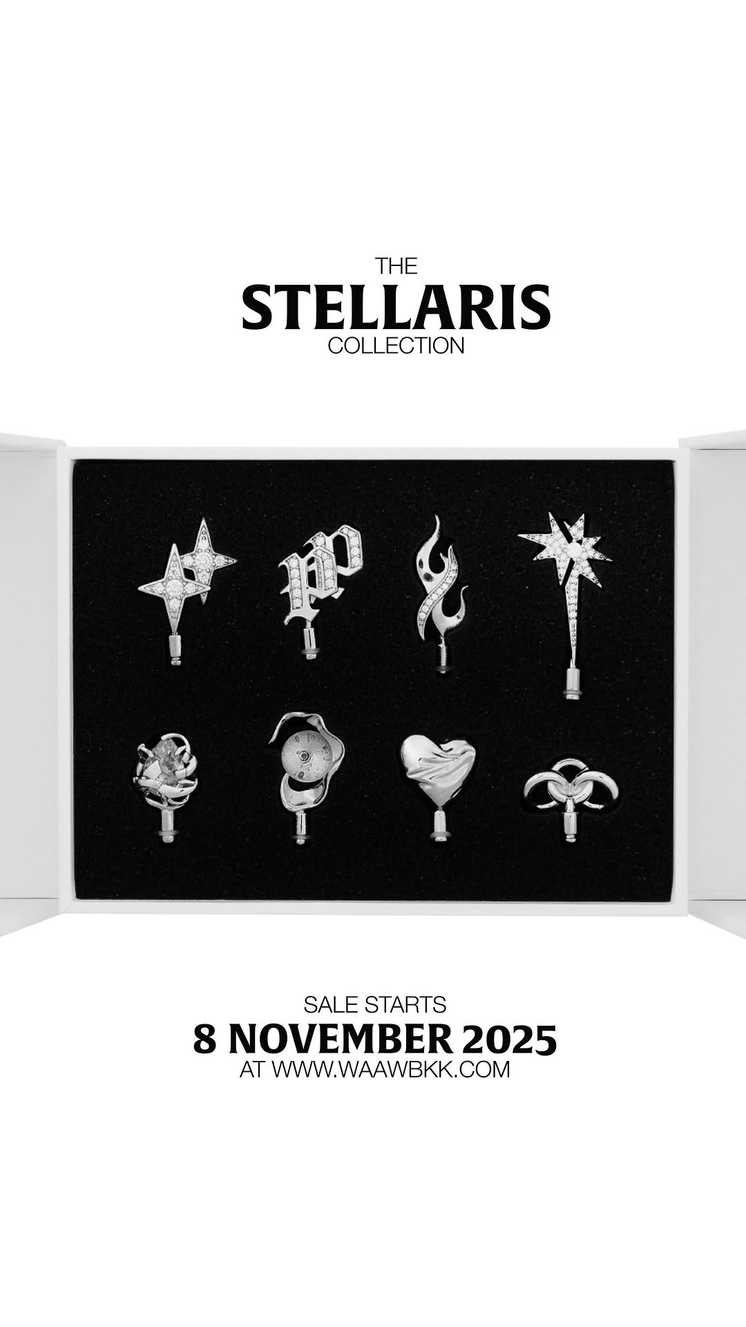 ✨ PP KRIT OFFICIAL LIGHT STICK VER2 Accessories #StellarisCollection are ready to shine!

Price: THB 1,800/box
🛒 Sale starts from 8th November 2025 (12 PM | GMT+7) onward at www.waawbkk.com

#PPKritLightStickAccessories 
#PPKritLightStickVER2 
#PPKritEntertainment #PPKritt 

——
🛒 เงื่อนไขการสั่งซื้อสินค้า
- เปิดจำหน่ายสินค้าตั้งแต่วันที่ 8 พฤศจิกายน 2568 (12:00 น. l GMT+7) เป็นต้นไป ทาง www.waawbkk.com
- การสั่งซื้อสินค้าบนเว็บไซต์สามารถซื้อได้ครั้งละ 5 ชิ้น/คำสั่งซื้อ (ราคายังไม่รวมค่าขนส่งสินค้า)
- สินค้าเริ่มจัดส่งตั้งแต่วันที่ 15 พฤศจิกายน 2568 เป็นต้นไป

🛒 Terms & Conditions for Purchasing 
- Sale begins on 8th November 2025, from 12:00 PM (GMT+7) via www.waawbkk.com
- Each purchase on the website is limited to 5 items per order (Shipping fees are not included).
- Shipping will commence from 15th November 2025 onwards.