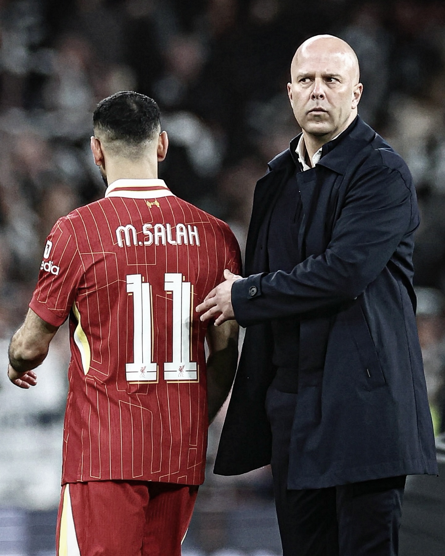 🚨 𝐁𝐑𝐄𝐀𝐊𝐈𝐍𝐆: Mo Salah announces his relationship with Arne Slot is now “𝐁𝐑𝐎𝐊𝐄𝐍“ ❌😶‍🌫️

“I had good relationship with the manager… and all of a sudden, 𝐰𝐞 𝐝𝐨 𝐧𝐨𝐭 𝐡𝐚𝐯𝐞 𝐚𝐧𝐲 𝐫𝐞𝐥𝐚𝐭𝐢𝐨𝐧𝐬𝐡𝐢𝐩 anymore” 🙅🏼‍♂️

“I don’t know why. I don’t understand what happened, why me — 𝐬𝐨𝐦𝐞𝐨𝐧𝐞 𝐝𝐨𝐞𝐬 𝐍𝐎𝐓 𝐰𝐚𝐧𝐭 𝐦𝐞 𝐚𝐭 𝐭𝐡𝐞 𝐜𝐥𝐮𝐛!”.

“It’s 𝐍𝐎𝐓 acceptable for me”, told @viaplayfotboll. 😶