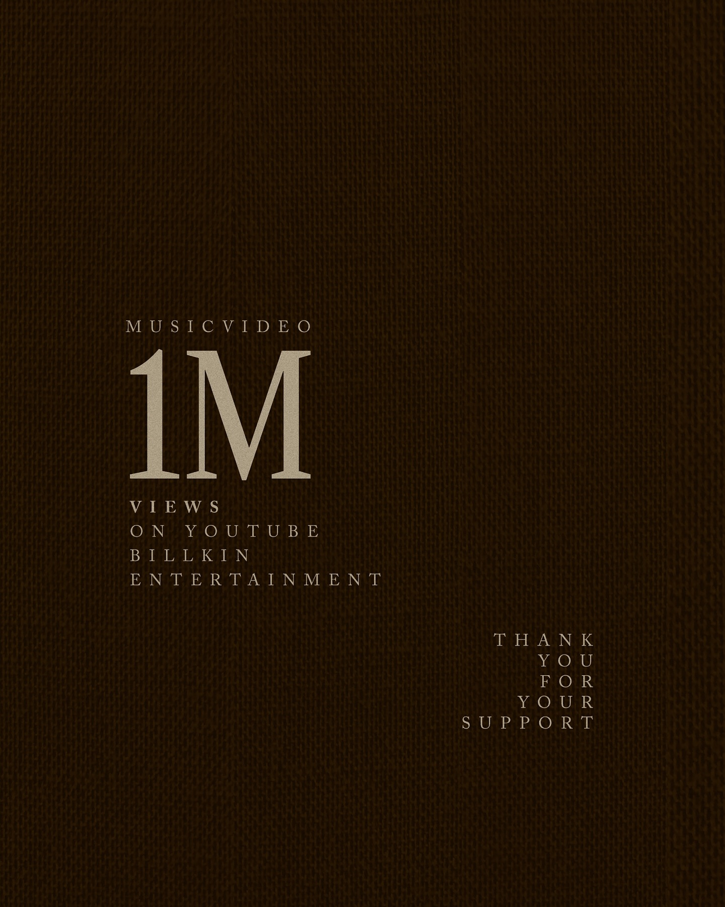 วันครบรอบ 1 ล้านวิว บน YouTube เริ่มวันนี้แหละ! 🎬1️⃣
Billkin - นับหนึ่ง (From now on) 1M Views on YouTube #นับหนึ่ง_MV1M

🎧 Spotify: 1.26M Streams 

แล้วไปเริ่มนับอีกหนึ่งล้านวิวกันต่อได้ที่
: https://youtu.be/lqWP-nJF0kA
: https://billkin.lnk.to/fromnowon

#นับหนึ่ง_MV #นับหนึ่ง
#BillkinEntertainment 
#Bbillkin #janeeyeh