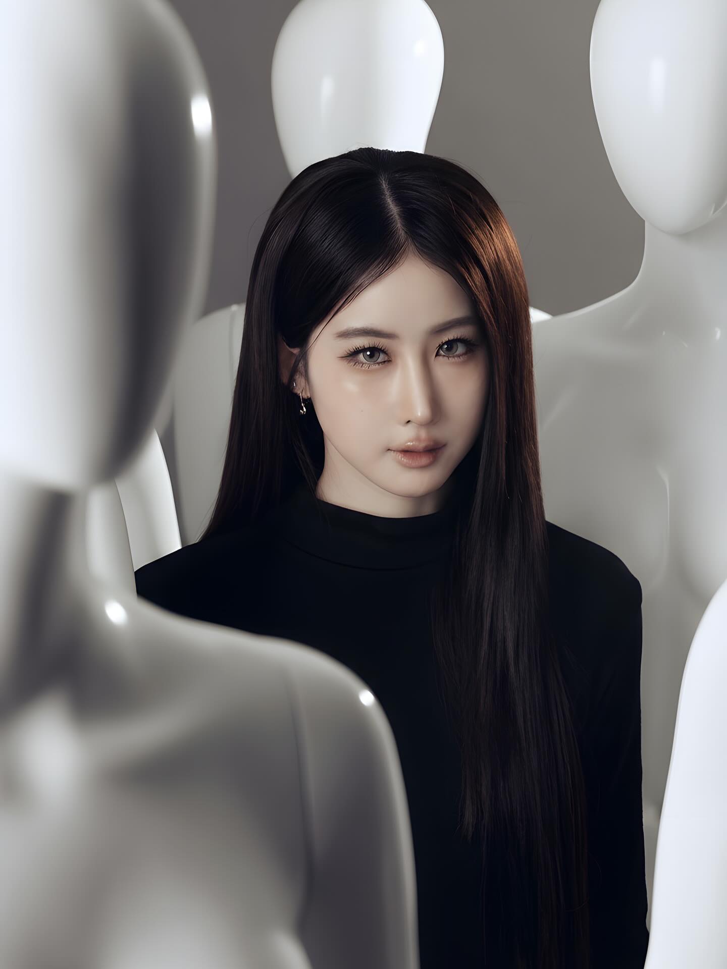 A little mystery wrapped in moonlight.🌙🐈‍⬛