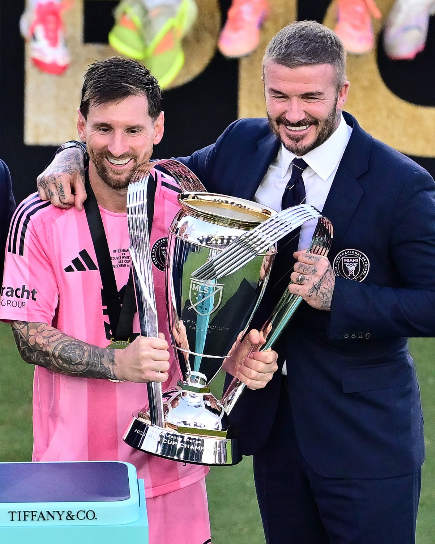 Congratulations to the Inter Miami CF on becoming the 2025 @MLS Cup champions. The MLS Cup presented by Audi championship trophy has been proudly handcrafted by Tiffany & Co. since 2008.

#TiffanyAndCo #CraftingVictory