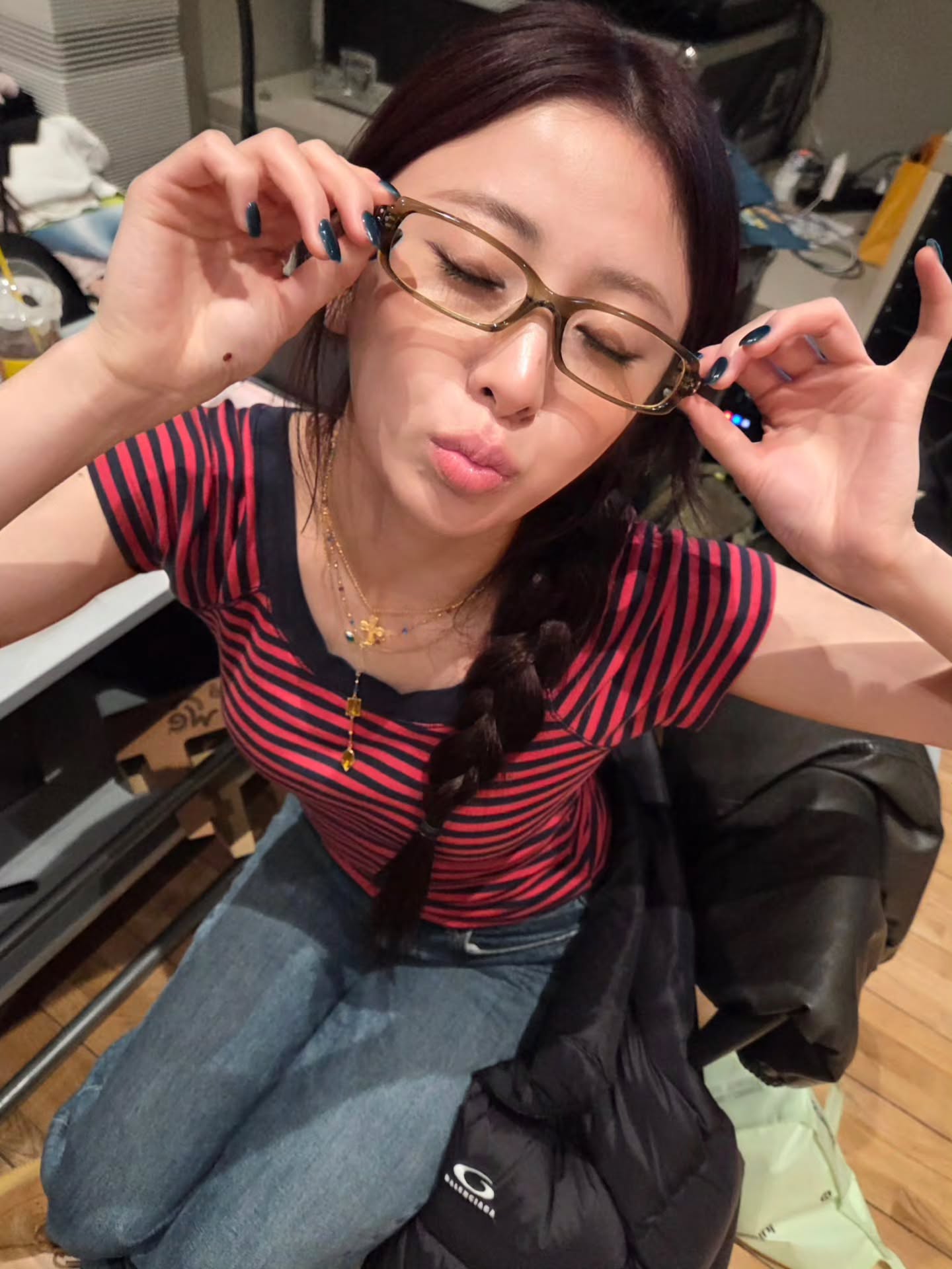 난 (주섬주섬) 안경 쓴 샌님잉께