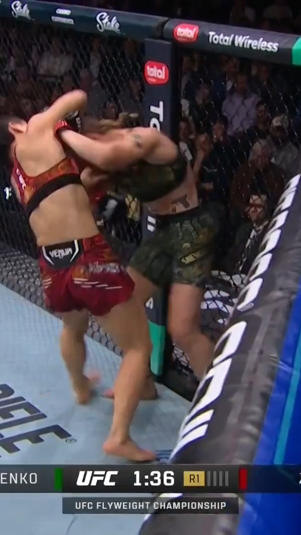 History made ✅

@BulletValentina is now the first woman in UFC history to land 60 career takedowns!

[ #VeChain #UFC322 is LIVE NOW on @ESPN PPV ]