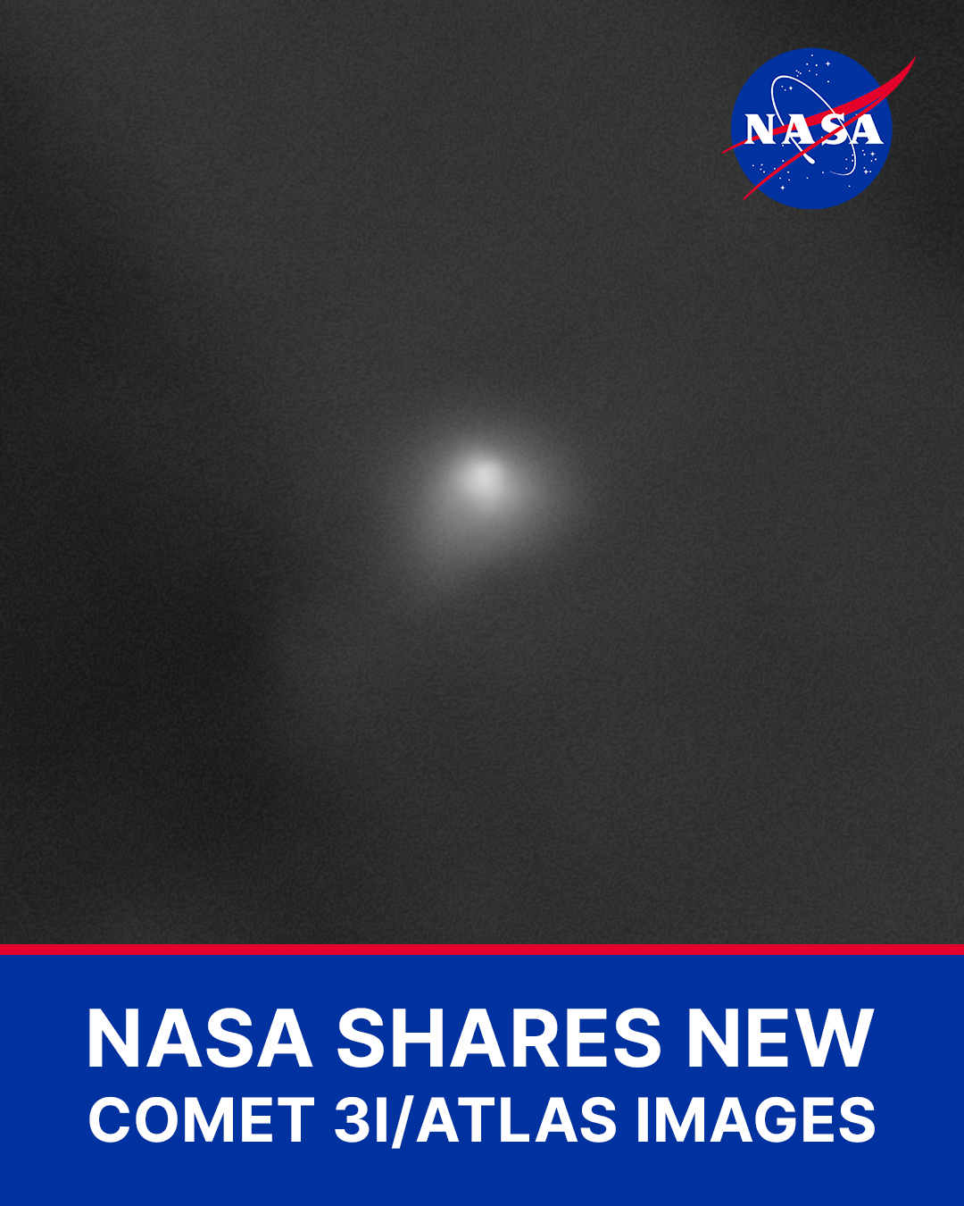 We just released our newest images of an interstellar comet. Here's what you need to know.

3I/ATLAS, first discovered in July, is only the third object we've ever seen passing through our solar system from elsewhere in the galaxy. Its trajectory will take it no closer than 170 million miles from Earth—almost twice the distance between Earth and the Sun. Every observation our spacecraft and telescopes have made is consistent with 3I/ATLAS being a comet.

Interstellar objects give us a unique opportunity to learn more about what solar systems beyond ours are made of, so astronomers have been keeping a close eye on comet 3I/ATLAS on its arc around our Sun. Though releasing data from our spacecraft was not an excepted activity during the recent lapse in government funding, we've still been studying the comet from our Lucy mission en route to the asteroid belt, our Sun-watching PUNCH satellites in low Earth orbit, and even our Perseverance rover on Mars!

The first image in this carousel was taken from our Mars Reconnaissance Orbiter, which observed 3I/ATLAS from a distance of 19 million miles on Oct. 2, 2025. Swipe on to see newly-released images, annotations, and diagrams from other space missions—and check the link in our bio to read more about our latest 3I/ATLAS discoveries.

Image descriptions and credits are available in the comments.

#NASA #3IATLAS #ATLAS #Space #Astronomy
