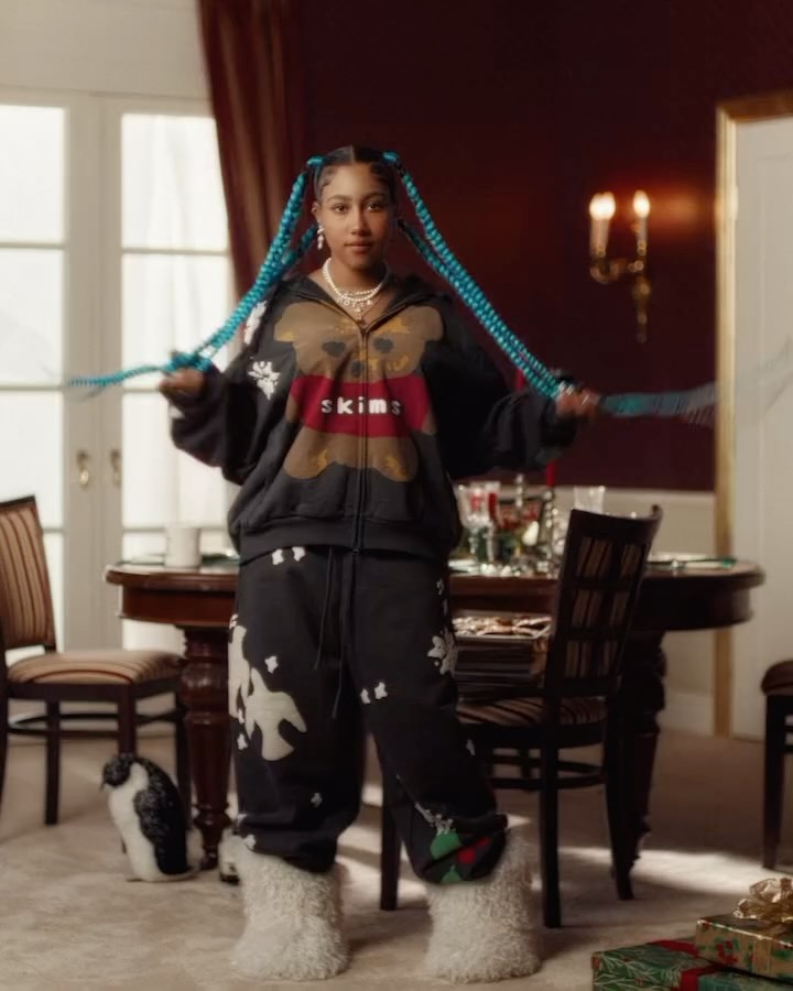 My beautiful granddaughter North West in the new Cactus Plant Flea Market x SKIMS campaign!!! @kimkardashian @skims ♥️🎄

Launching November 20 at 12PM ET.