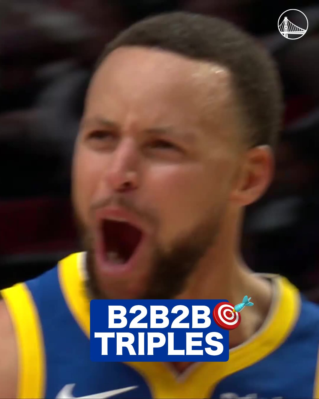 Three triples in 90 seconds ✅✅✅

Just Stephen being Stephen