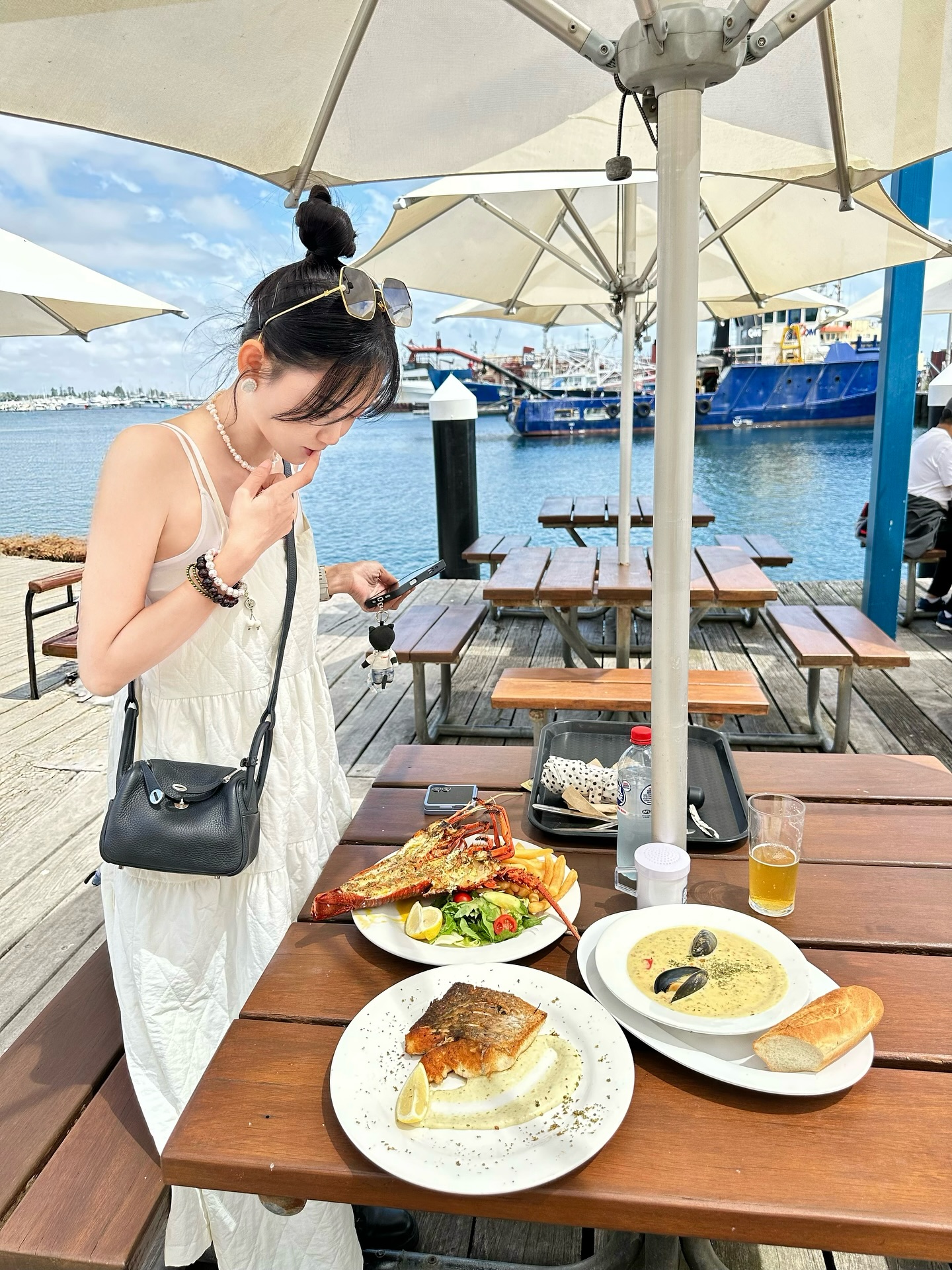 🇦🇺😋🦞🍖🥑🌼
Good times，good vibes.

#perth 
#holiday 
#vacation