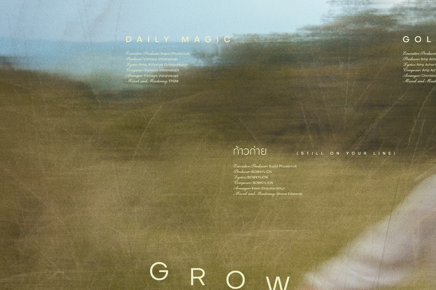 Every song has its own story, shaped by countless moments. 

Full Album Credits are now live! 📀

[Digital Album Release - 26 Nov 25] 
🎧 Pre-save/add Streaming 
: https://billkin.lnk.to/GrowWithTheFlowAlbum

#GrowWithTheFlowAlbum 
#BillkinEntertainment #Bbillkin