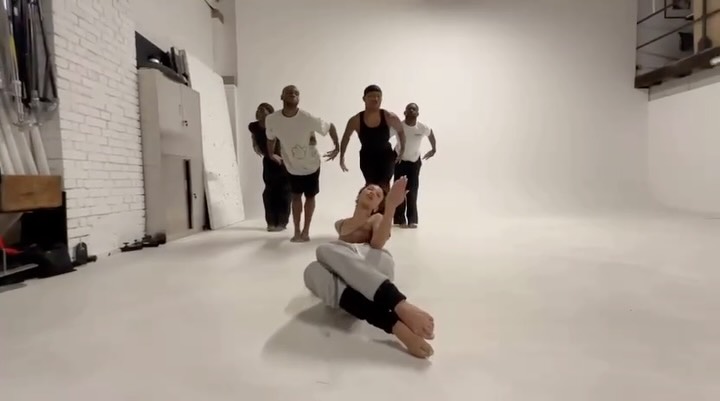 day 1 HARD rehearsals with @jamesvuanh 

should we recreate this for BODY HIGH tour?