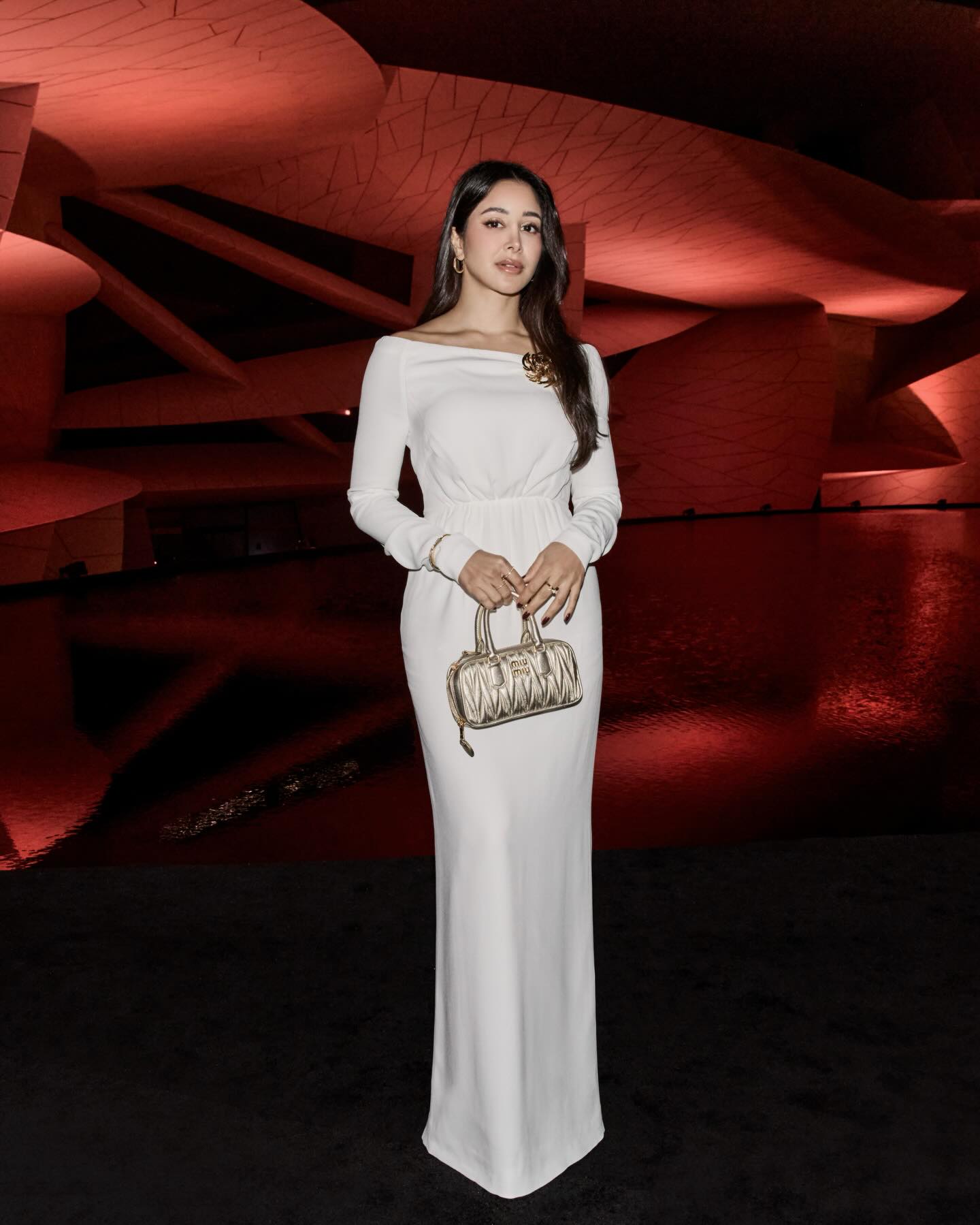 Aseel Omran, Azza Slimene and Rania Benchegra wore #MiuMiu while attending Fashion Trust Arabia 2025 on November 22, 2025, at the National Museum of Qatar in Doha.

#MiuMiuClub #FashionTrustArabia @fashiontrustarabia