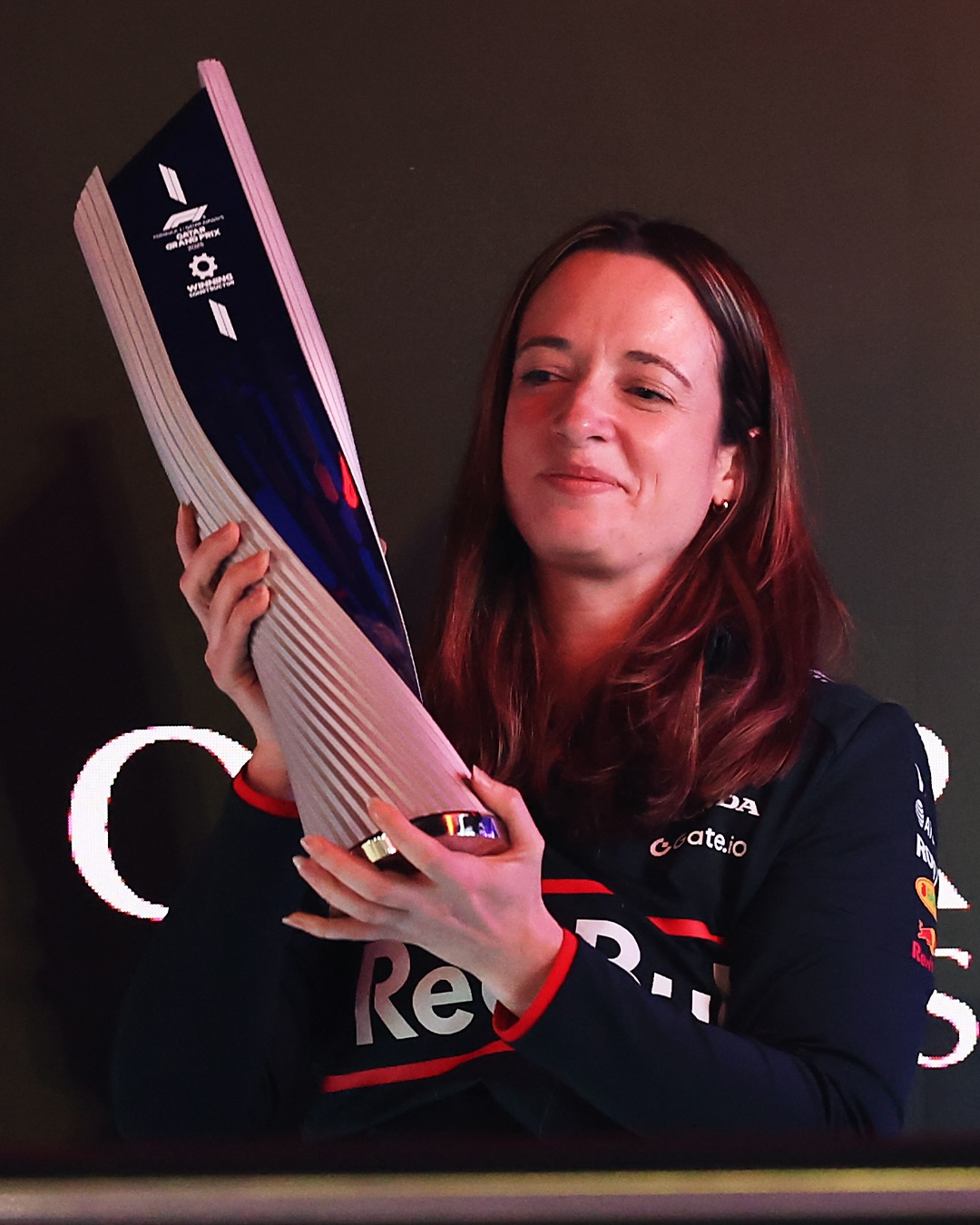 Welcome back to the podium, Hannah Schmitz 🥹

Red Bull’s Principal Strategy Engineer has played a vital part in the team’s runaway success over the several- and formed the winning strategy for Max Verstappen on dozens of occasions, including on Sunday night 👏

#F1 #Formula1 #QatarGP
