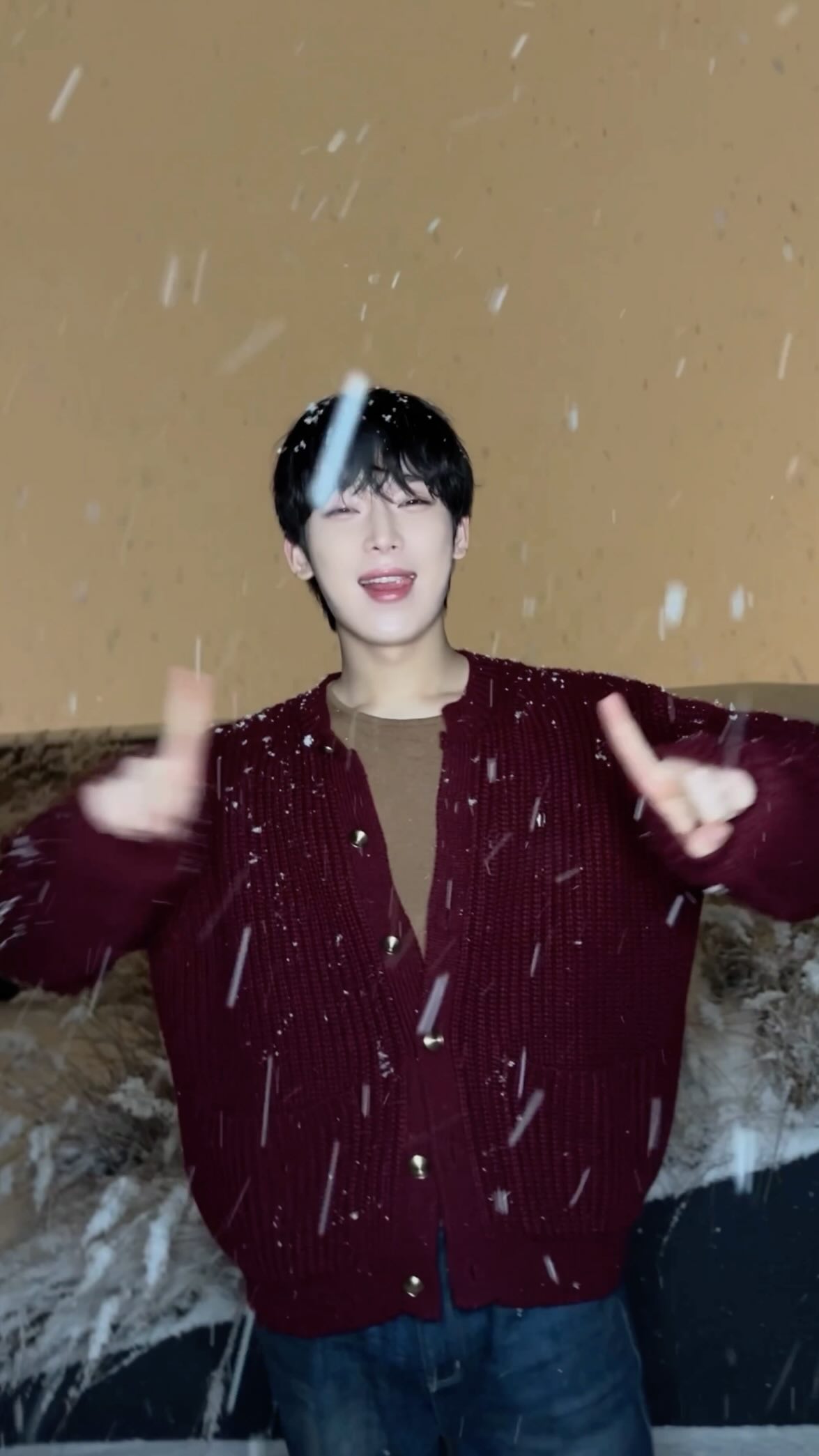 밖에 눈 온다 ❄️ #SUNOO #ENHYPEN