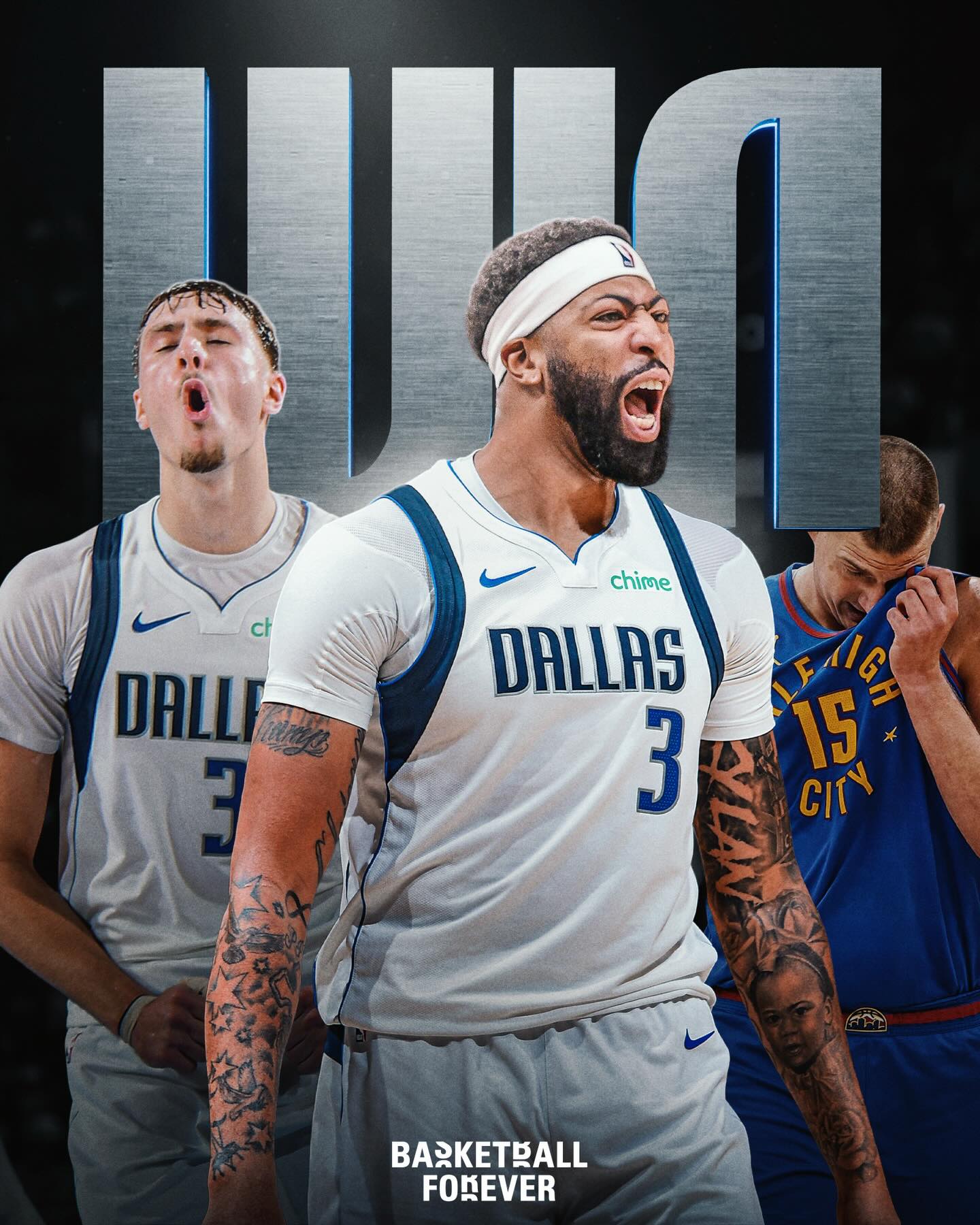 Anthony Davis drops a SEASON-HIGH 32 PTS to go with 13 REB, 4 AST, 1 STL, 2 BLK, 57% FG as the Mavericks get the UPSET WIN over the Nuggets 131-121 😤

Cooper Flagg: 24 PTS, 8 REB, 2 STL, 1 BLK