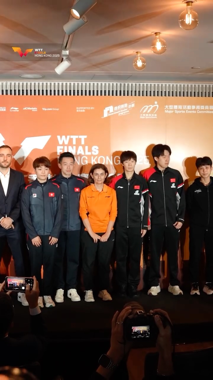 Peeling back the curtain on this afternoon's Draw Ceremony! 👀

#WTTHongKong #TableTennis