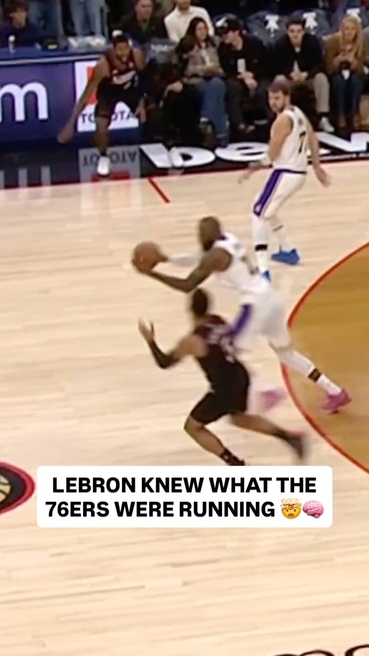 Bron’s seen it all 🔥

#lebron #lakers #76ers #nba #basketball