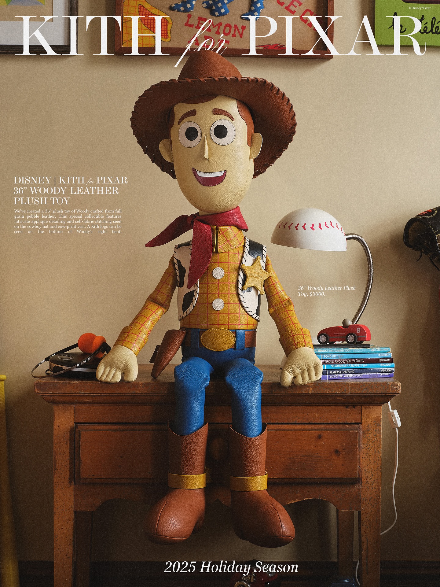 Disney | Kith for Pixar
Ahead of the studio’s 40th Anniversary, we partnered with Disney and Pixar on a collection of apparel, accessories, and home goods celebrating six iconic films including Toy Story, Up, The Incredibles, Monsters, Inc., Finding Nemo, and Cars.
Releasing alongside Kithmas 2025 at Kith shops and 11AM EST/CET/GMT on 12/5 on Kith.com & the Kith App.