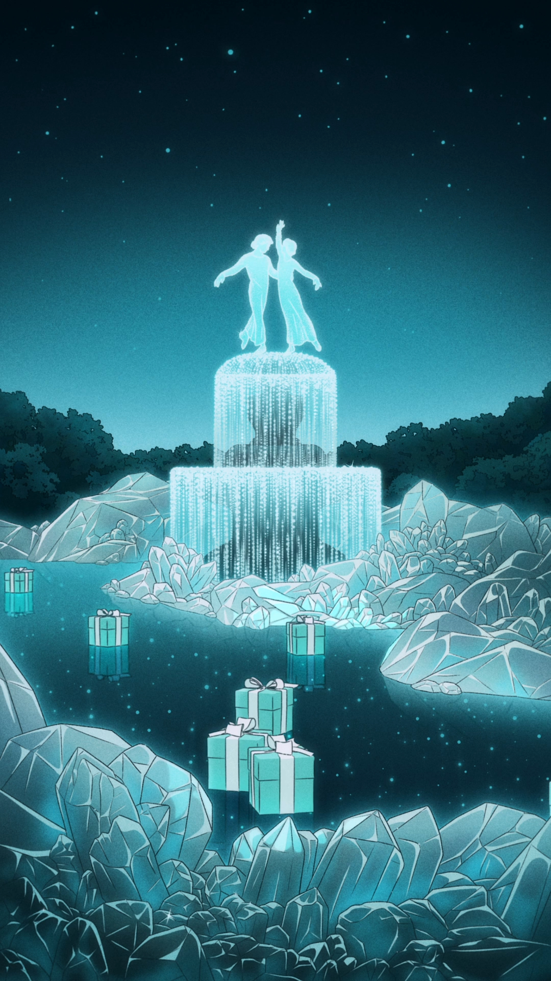 Love lingers in the glow of Tiffany Blue®.

Illustrations by Zélie Durand-Khalifat at @remembers_productions. 

#TiffanyAndCo #ATiffanyHoliday
