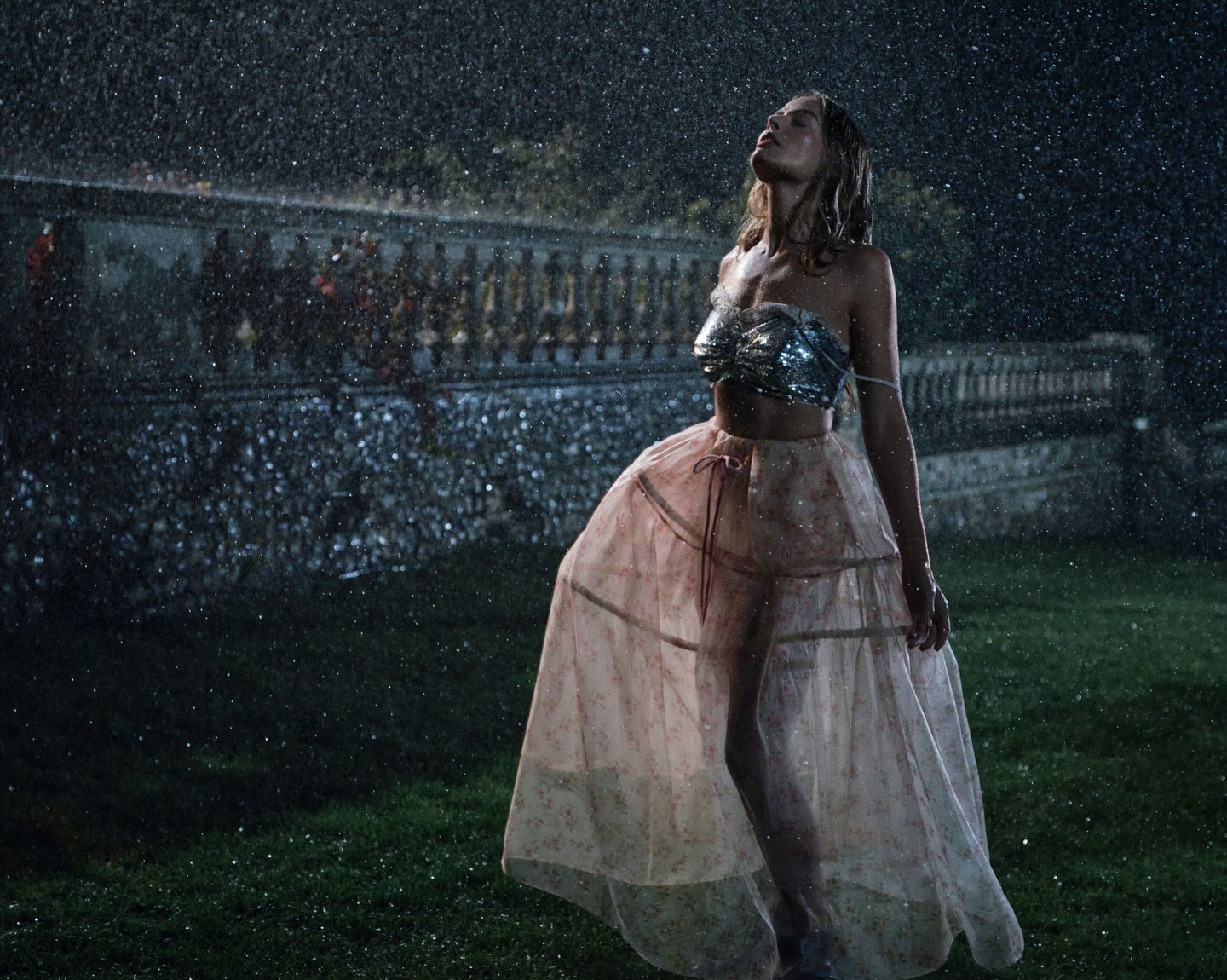 #MargotRobbie doesn’t think she’ll ever stop acting – next year, production begins on the 1960s Europe-set #OceansEleven prequel she’s starring in with #BradleyCooper – but she’s also keen to direct. “That’s kind of where my focus is shifting to. I’ve wanted to direct for 10 years,” she says in the January 2026 issue. “I haven’t rushed into it, but I feel like it’s getting closer to that time where I’m ready to dive into that.” Click the link in bio to read the interview, and see the full story in the new issue, on newsstands Tuesday 16 December.

Margot Robbie photographed by @MikaelJansson and styled by @RobbieSpencer, with hair by @BryceScarlett, make-up by @PatiDubroff, nails by @AmaQuashie, tailoring by @_DellaGeorge, set design by @MaxBellhouse and production by @HolmesProduction, with thanks to @FirlePlace, East Sussex.

[Image Descriptions: Image one shows Margot Robbie full-length, with her head tilted up to the sky and her eyes closed. It’s raining, there’s a stone fence behind her, and she wears a sequined bralette and a translucent, floral-printed skirt.

Image two is black-and-white and shows Margot Robbie full-length and from her left side, as she walks across a hill with both arms stretched out in front of her. She wears a floor-length white dress which balloons behind her in the wind, and black heeled boots which peek out from underneath.]