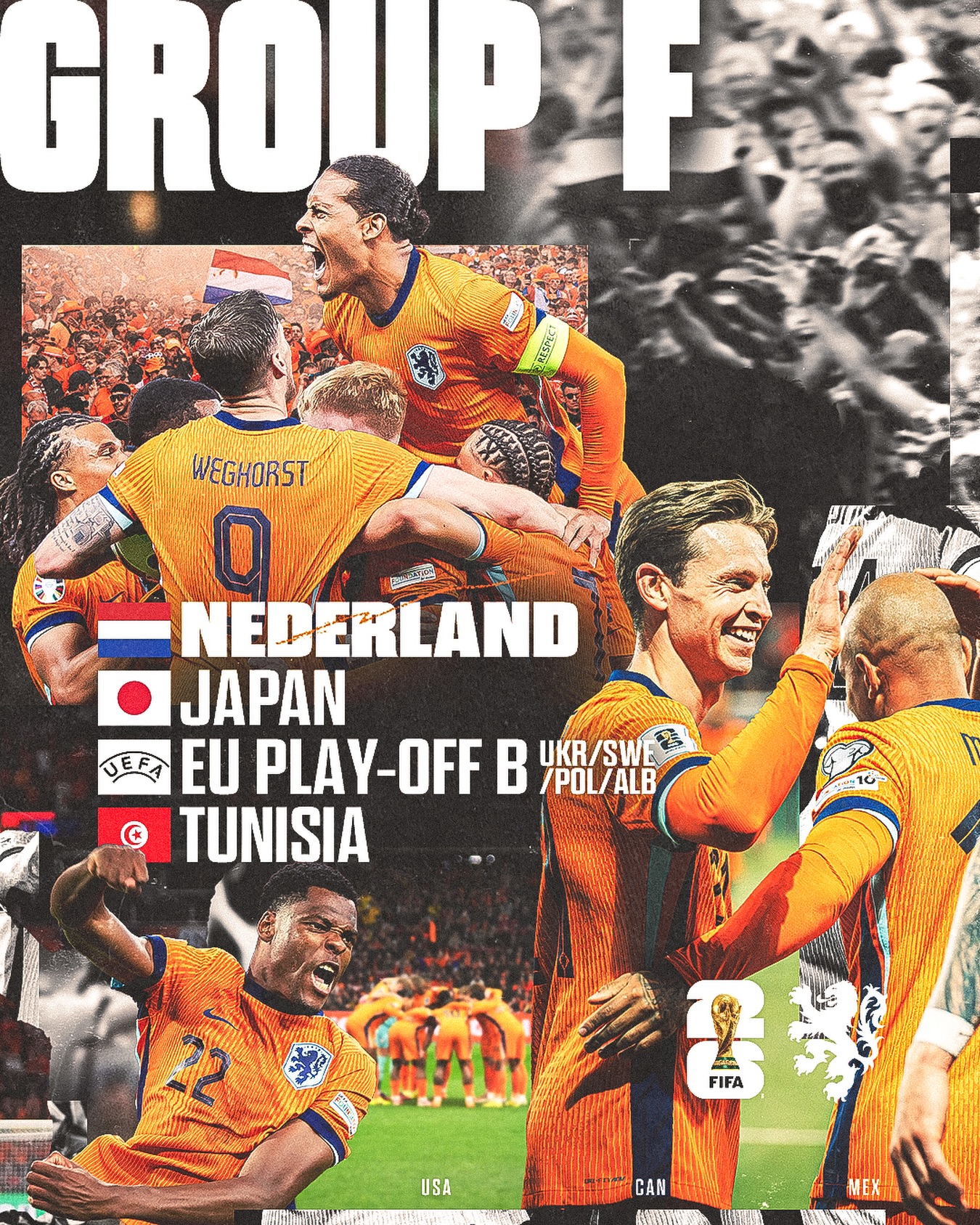 Our #FIFAWorldCup group is set! 🦁✅

#NothingLikeOranje