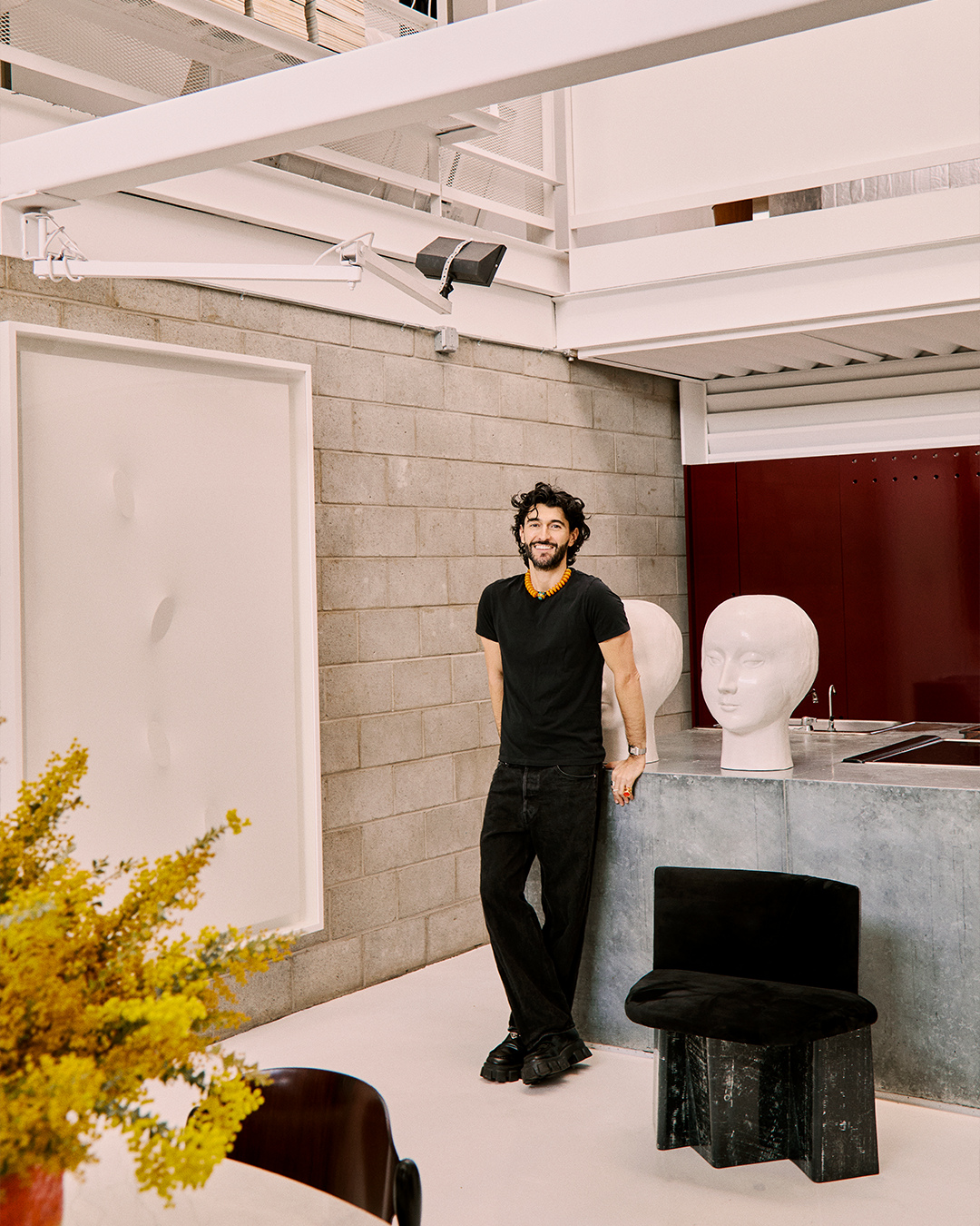My Space | Inside designer Giampiero Tagliaferri’s Silver Lake atelier⁠
⁠
Set within an architecturally significant home, Tagliaferri expresses his love for creating tension, brutalist architecture, and collecting vintage Italian and Brazilian design pieces.⁠
⁠
Explore the atelier⁠ – link in bio.⁠
⁠
Published in est magazine⁠
Editor & Interview @sophlew_says⁠
Design @giampiero.tagliaferri⁠
Architecture Jones & Partners⁠
Photography billaltaright