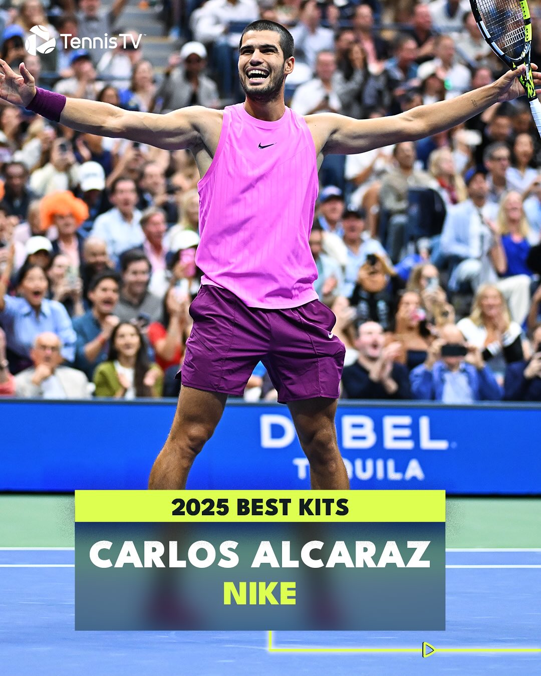 A thread of the best threads 🪞 Looking back at some of the top kits from 2025!

#tennis #tennistv #atptour
