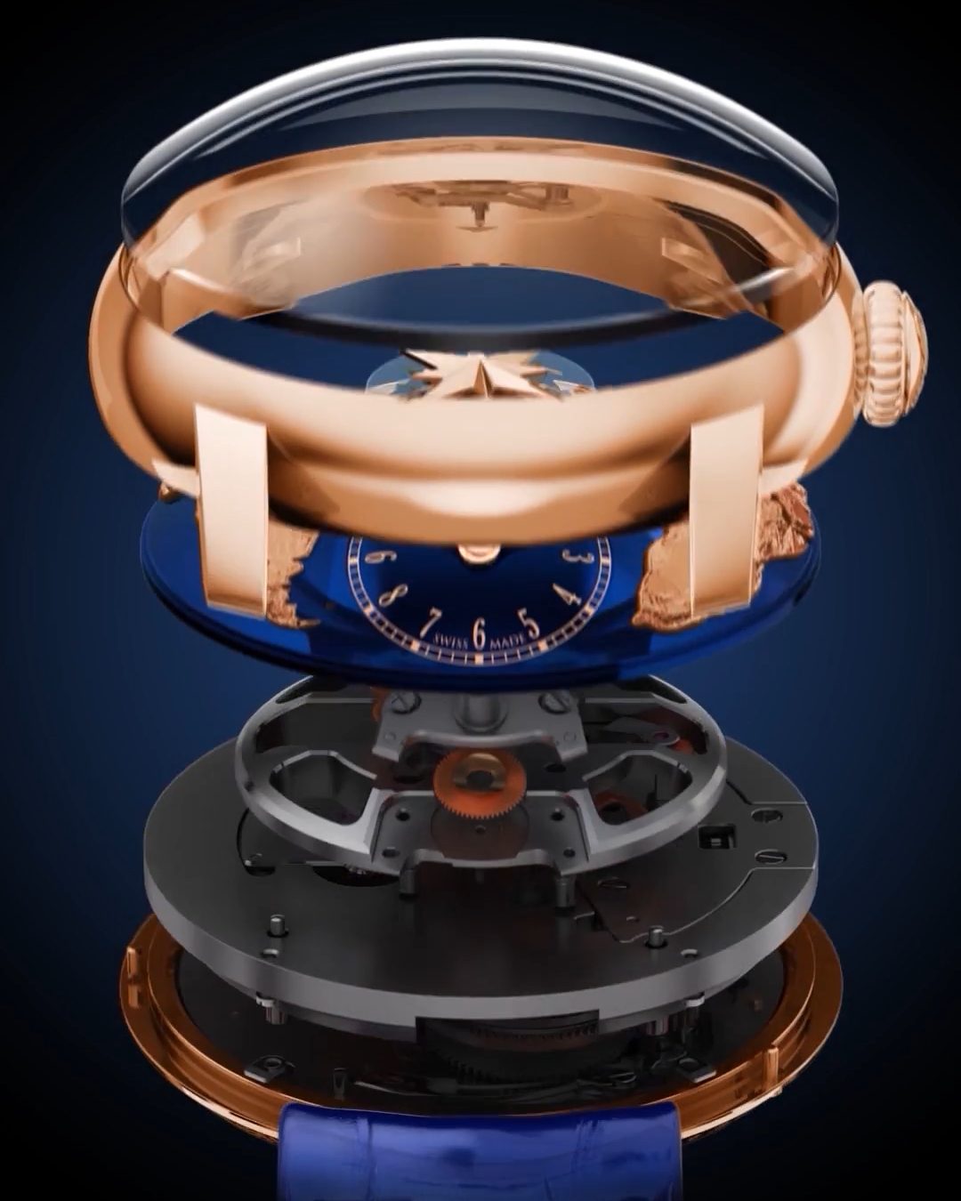 A symbol of heritage reimagined, The World Is Yours Dual Time Zone Tourbillon unites past and present in extraordinary form.

Its 30-second floating tourbillon, sapphire bridge, and world map dial honor a father’s gift, turning a timeless story into a landmark of haute horlogerie.

43-mm rose gold case
30-second central tourbillon
Two independent time zones
Self-winding movement with micro-rotor

#JacobAndCo #inspiredbytheimpossible