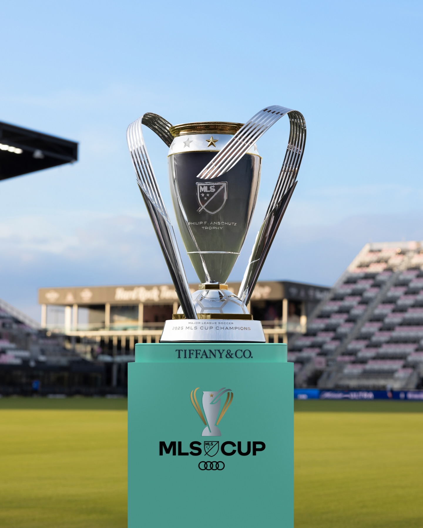 Handcrafted by Tiffany & Co. since 2008, the @MLS Philip F. Anschutz Trophy is awarded annually to the Major League Soccer Cup presented by Audi Champions. The award features two handles with 11 facets each, a nod to the 22 athletes who take the field in every match. At its base, a map of North America marks the journey of MLS Cup history, with a star highlighting where each year’s championship team is crowned. Using time-honored techniques and our enduring commitment to excellence, every trophy crafted by Tiffany & Co. celebrates the spirit of the sport and a legacy of crafting victory.

#TiffanyAndCo #CraftingVictory