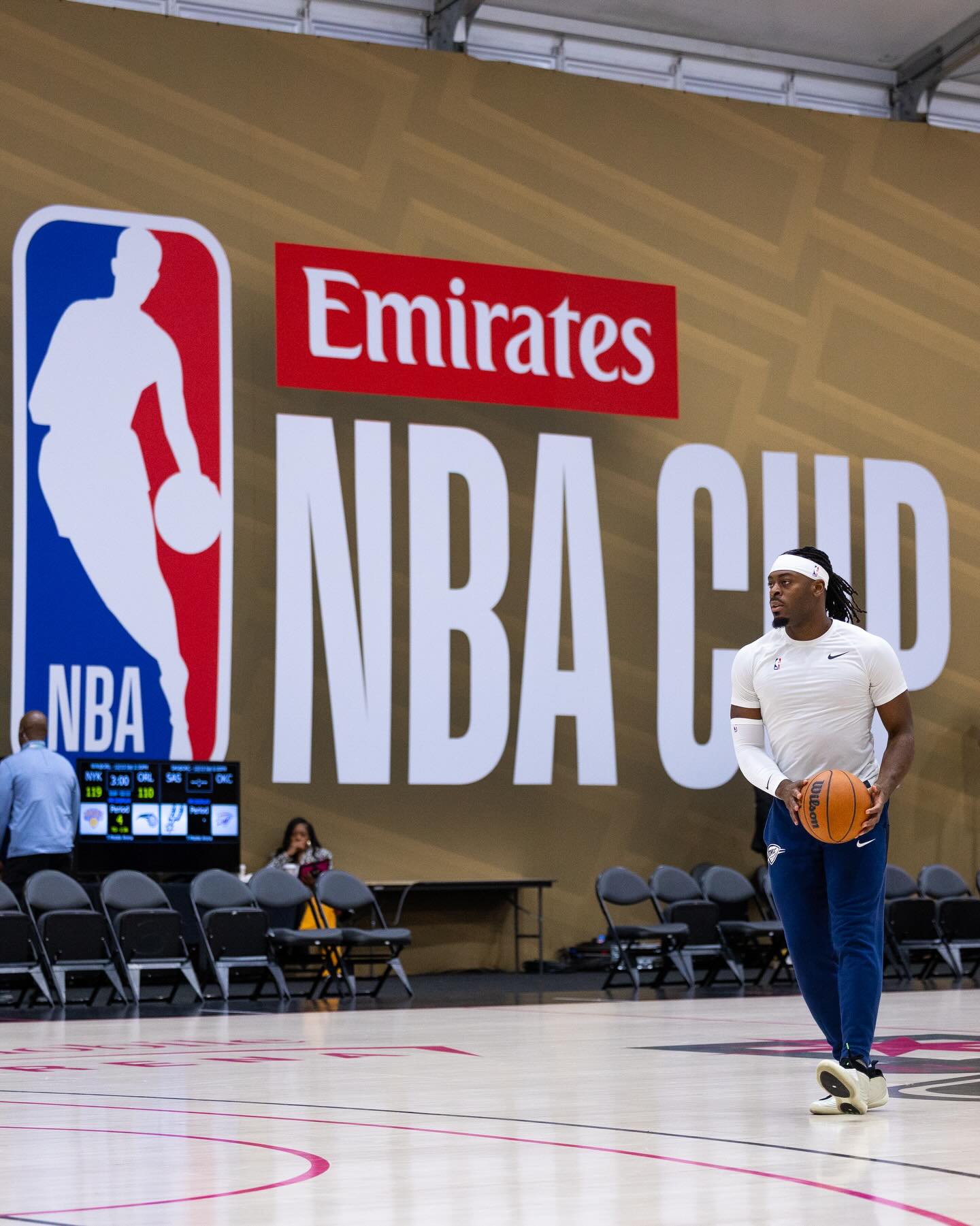 Getting readied up for more Cup action ⛹️‍♂️