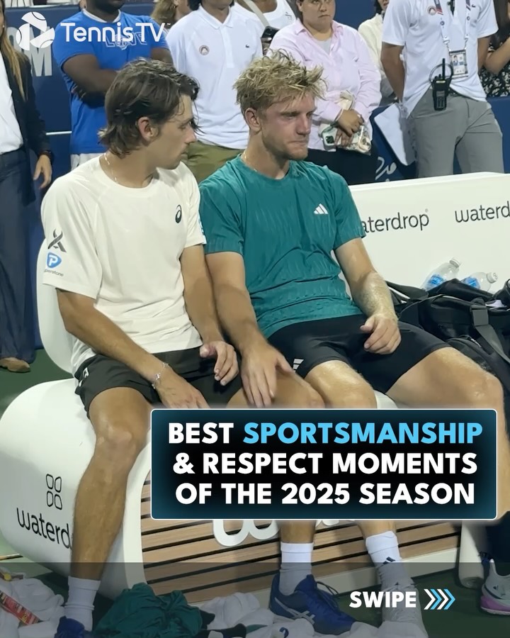 Class on court in 2025 🫶

#atp #tennistv #sportsmanship