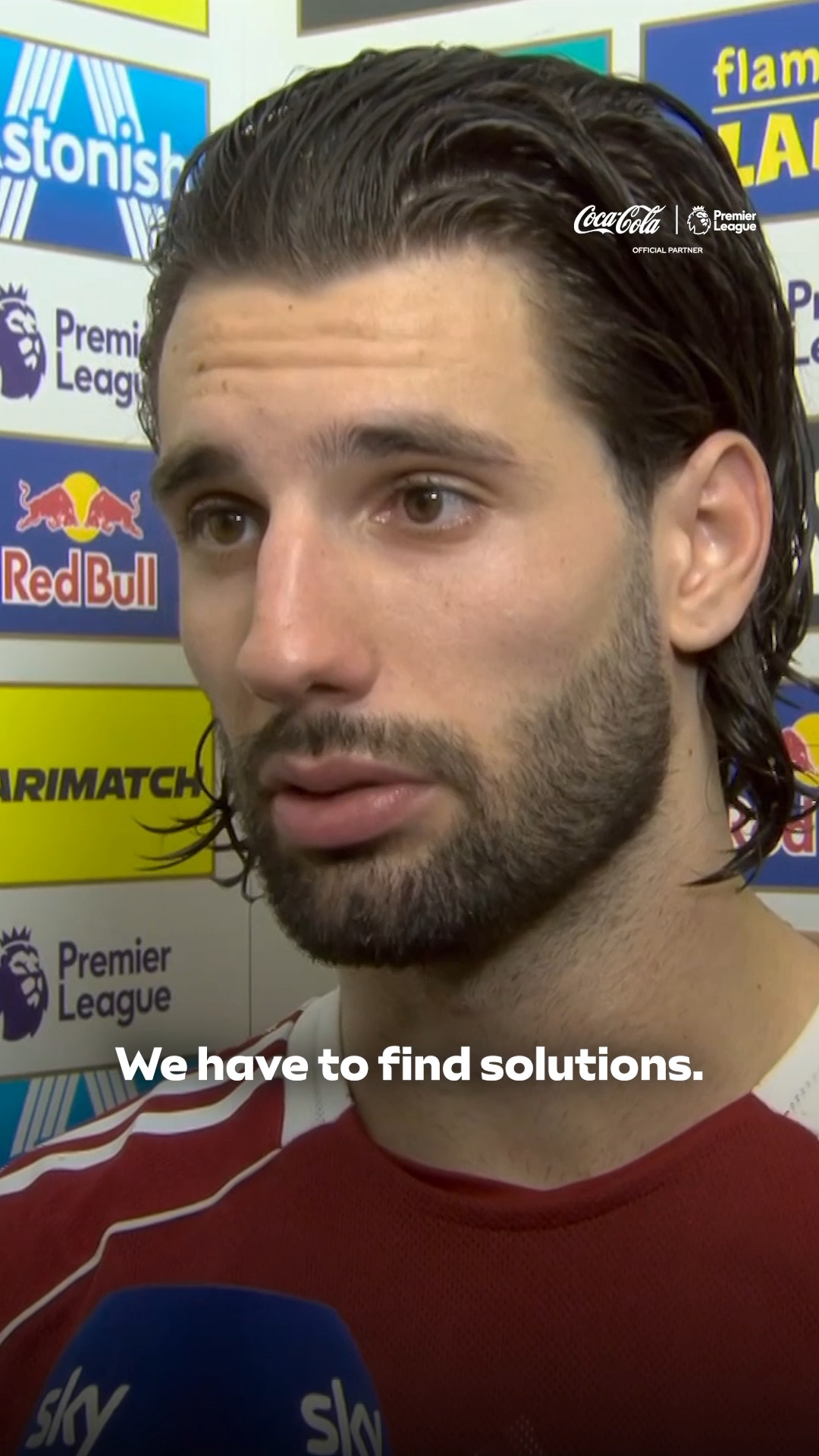 “Just ask yourself if you did everything what was possible”  Dominik Szoboszlai reacts to Liverpool’s draw with Leeds having led 2-0. 🎙️