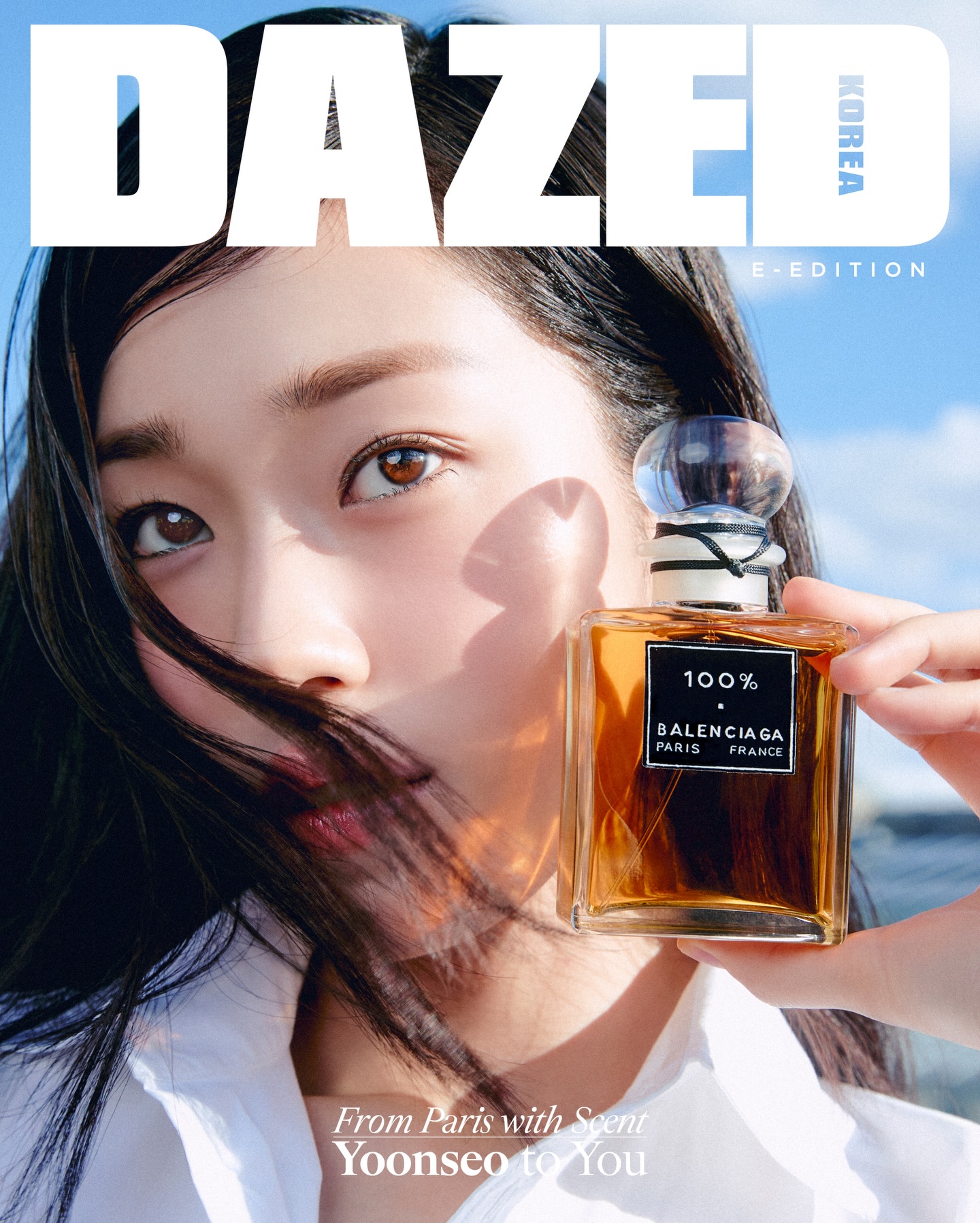 100% #협찬

노윤서 @rohyoonseo
IN @balenciaga
WITH @dazedkorea

2025 E-Edition Cover of <DAZED> KOREA

파리에서, 마침내 100%, 노윤서

In Paris, finally—100% Roh Yoonseo.

director BANG HOKWANG(BANG)
editor KEEM HYOBEEN(MEG)
text YOON SEUNGHYUN(BARON)
fashion LEE YUNMI
photography JEON MIYEON
art KIM SEONGJAE(WISH)
hair JANG HYEYEON
make-up JO EUNJEONG
location LES BAINS PARIS

#노윤서 #ROHYOONSEO #Balenciaga #발렌시아가 #BalenciagaFragrance #발렌시아가프래그런스

<데이즈드> 윈터 에디션은 프로필 링크를 통해 예약 구매가 가능합니다. <DAZED> KOREA pre-orders open via link in bio.