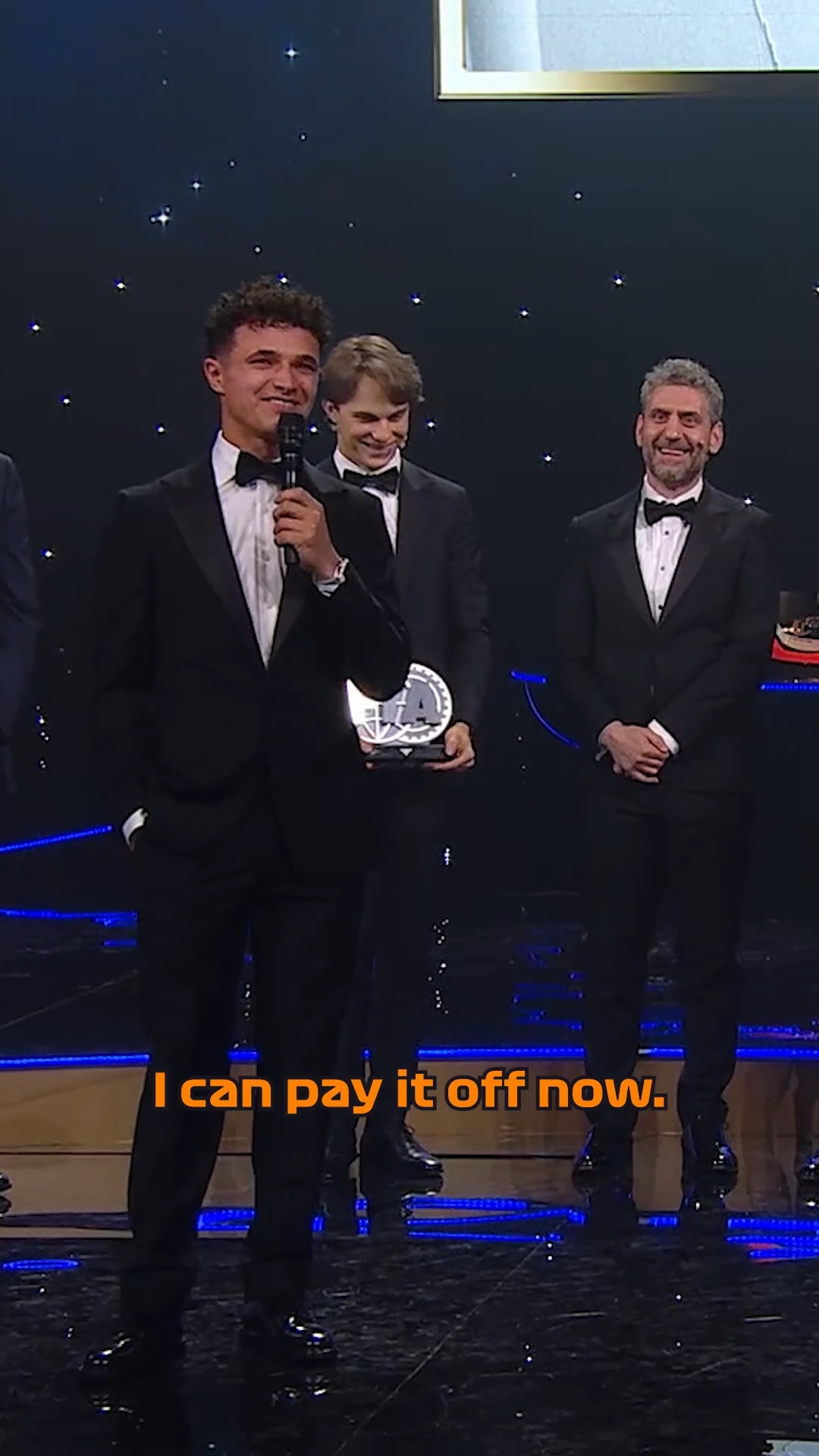 "I can pay it off now" 😆

Oh Lando! 😅

#F1 #Formula1