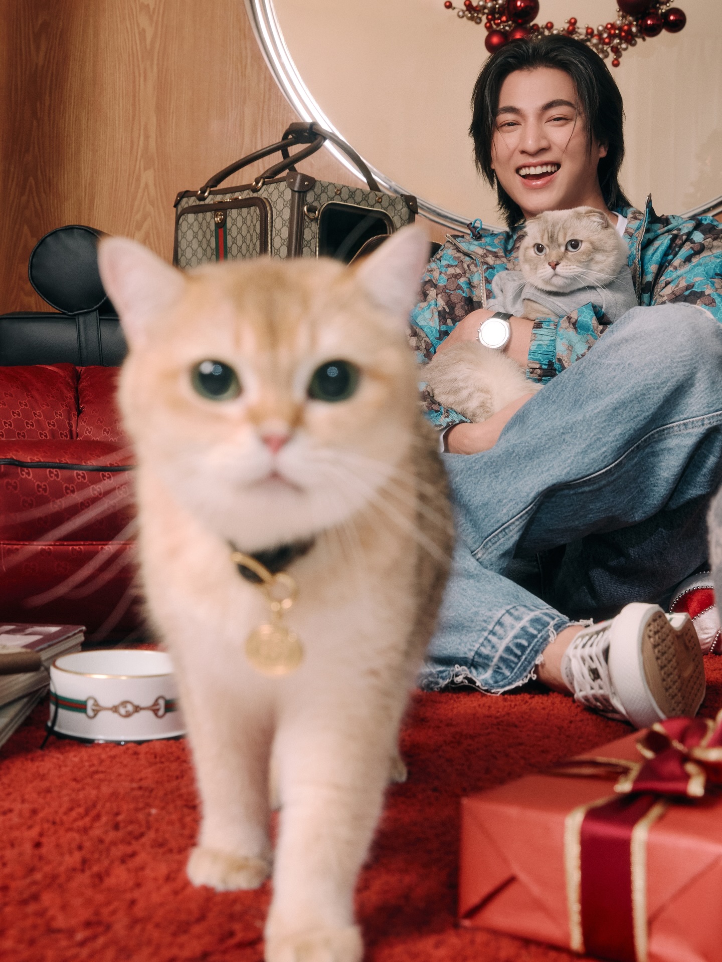 Merry Christmas with @gucci 🐾🤍🎄
#GucciGift