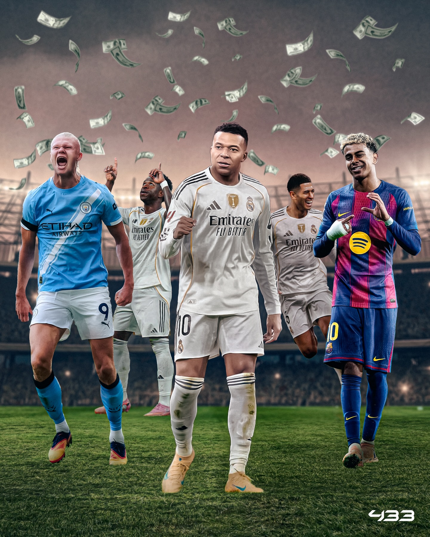 3️⃣0️⃣ names. 3️⃣ players worth €𝟐𝟎𝟎𝐌 🤑

These are the top 30 most valuable players in the world right now, per @transfermarkt_official 💸

Erling Haaland, Kylian Mbappé and Lamine Yamal lead the way 🔝💰