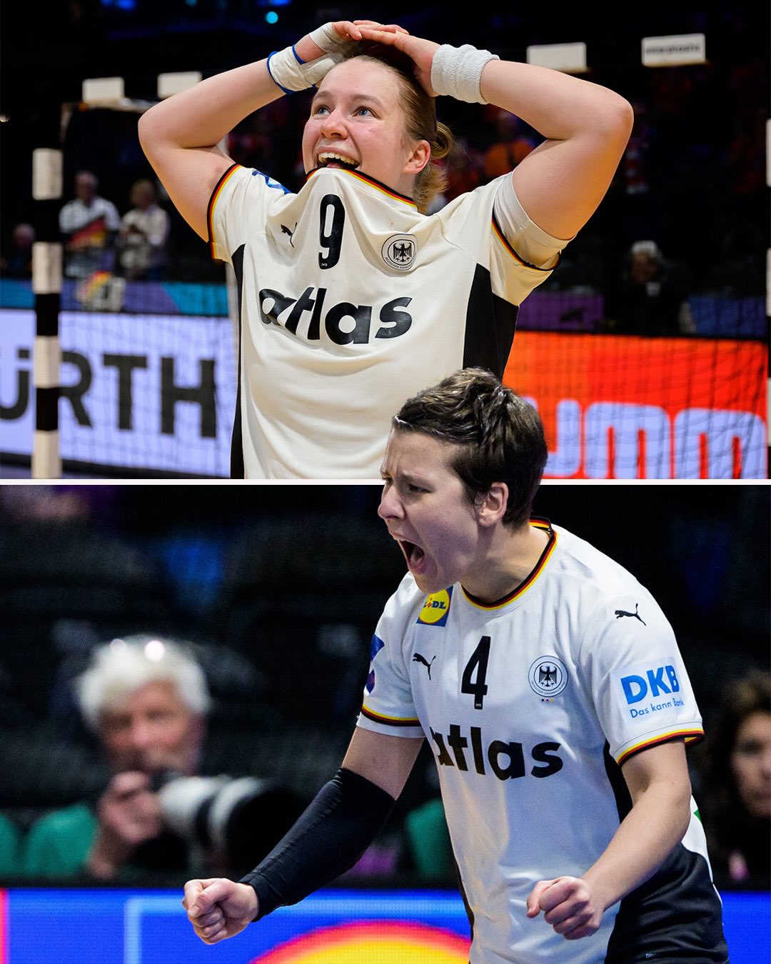 😍👏 WM-FINALE! Unsere BVB-Handballerinnen Alina Grijseels, Lisa Antl und Sarah Wachter sind gestern Abend danke eines furiosen 29:23-Sieges gegen Titelfavorit Frankreich ins Finale der Handball-Weltmeisterschaft eingezogen. Zum ersten Mal seit 1993 – ein historischer Erfolg. Und jetzt holt Euch am Sonntag gegen Norwegen das Ding, Mädels! 🏆