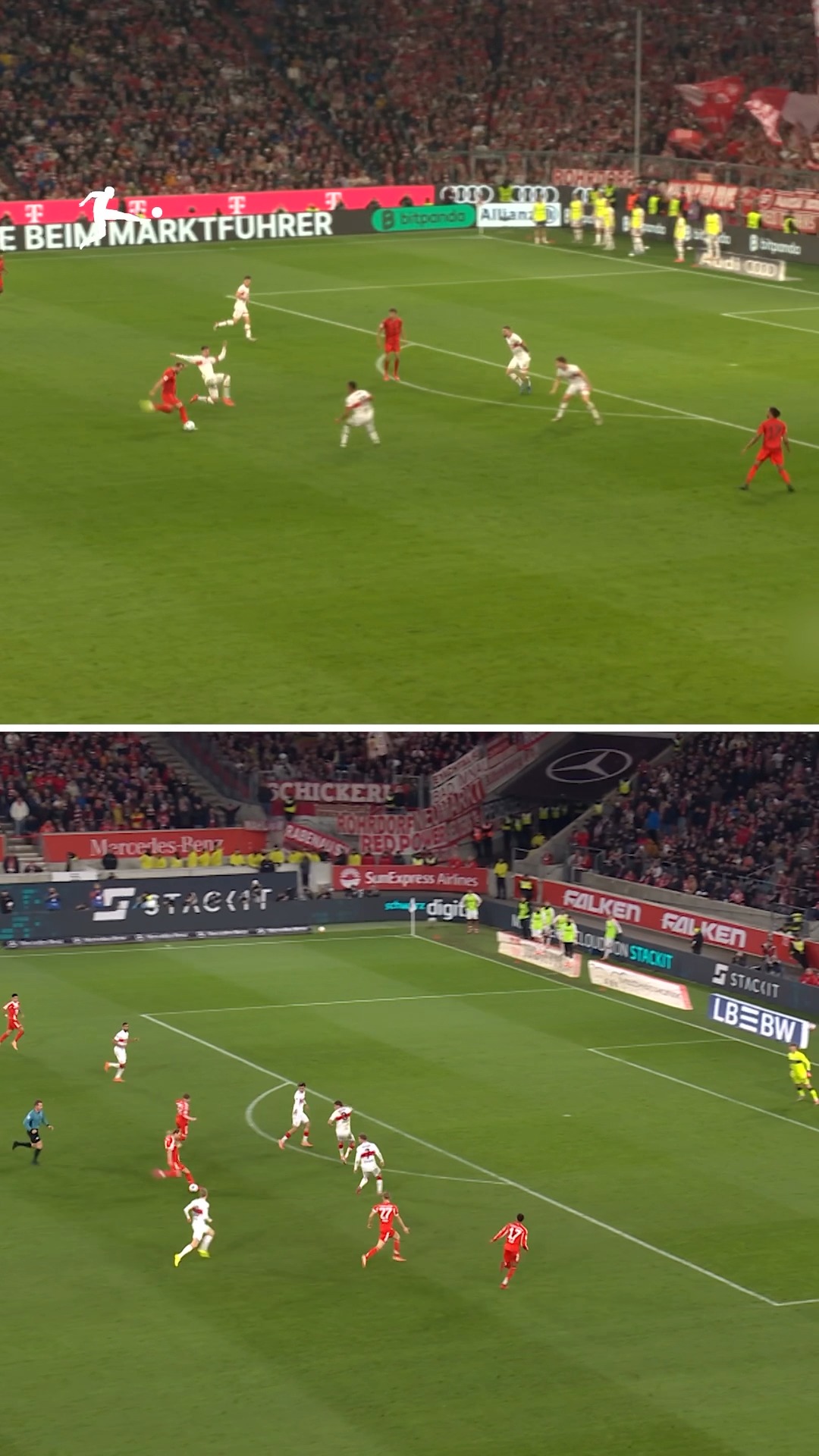 @HarryKane loves a long-range goal against Stuttgart 🫨

#Bundesliga | @FCBayern