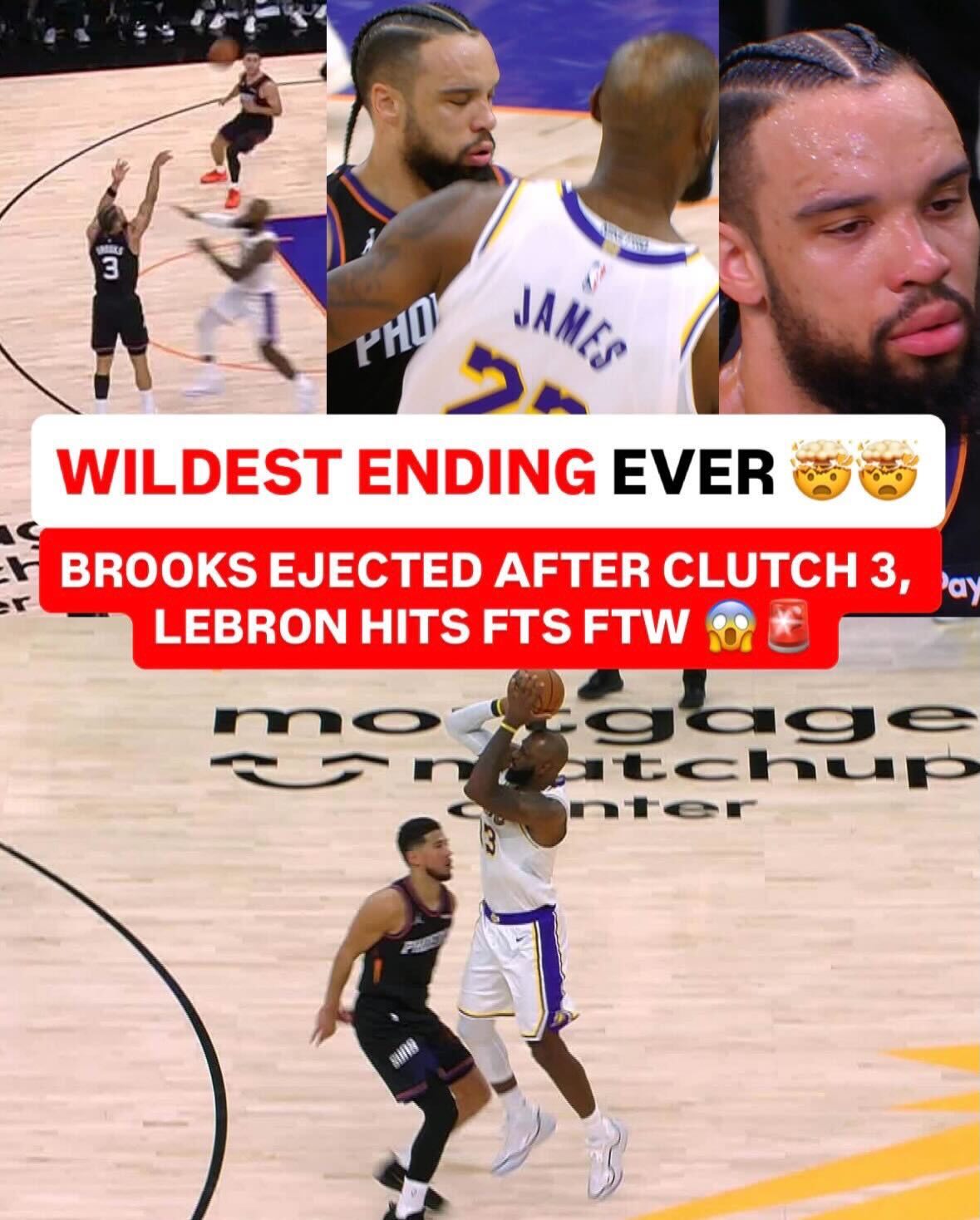 LEBRON FREE THROWS WINS IT FOR THE LAKERS IN A THRILLER IN PHOENIX 🍿😳