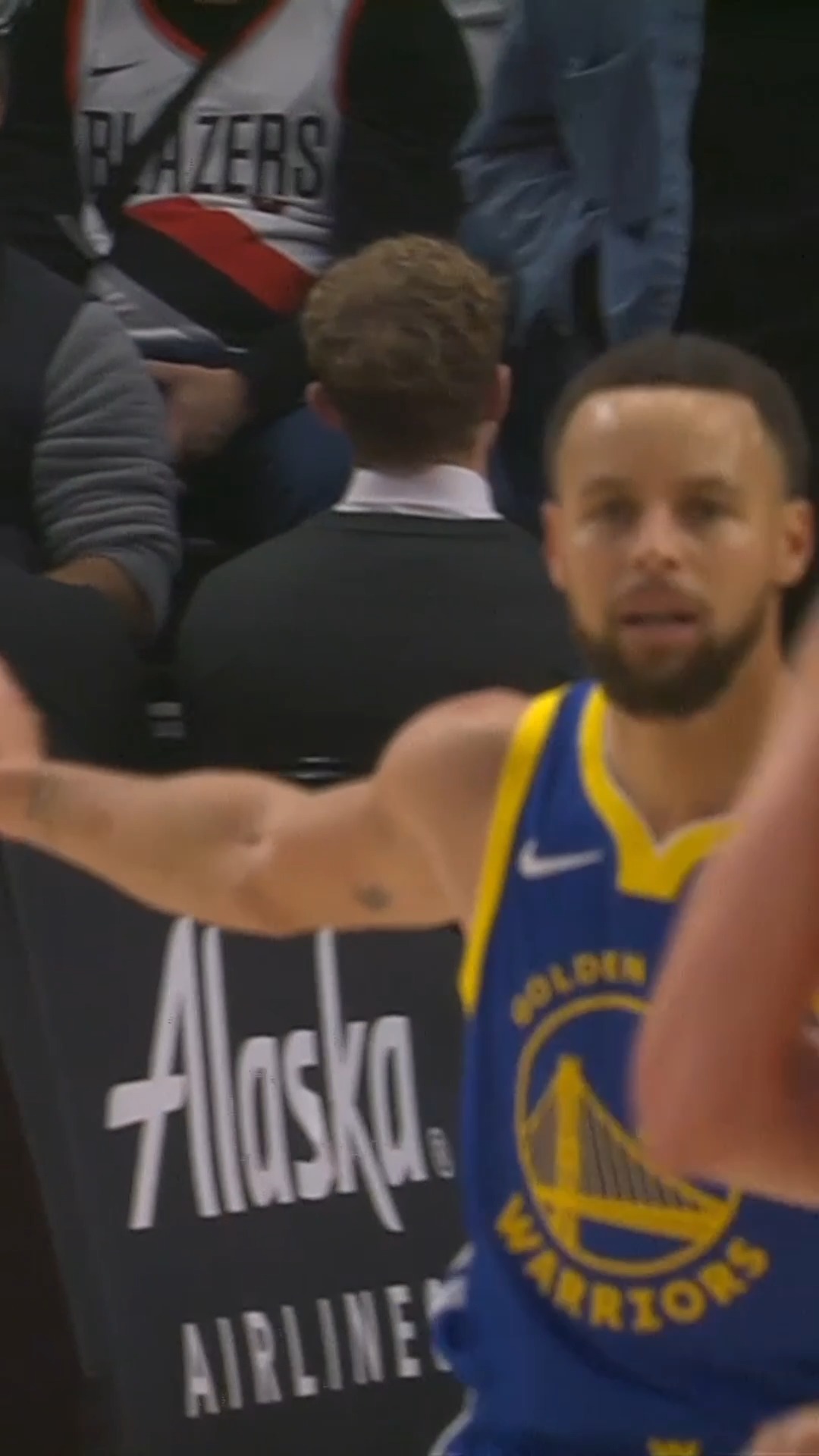 Dubs dialed in from deep in the first quarter 🎯