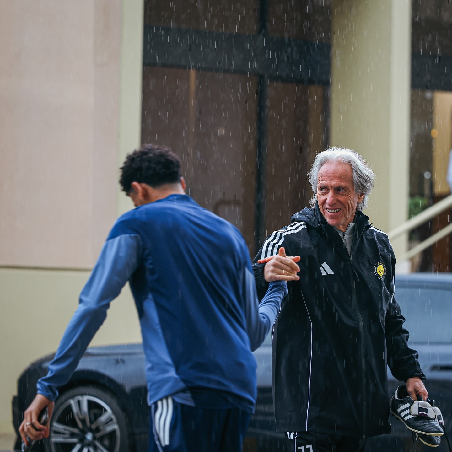 💛☀️
‏صبـاح الخيـر .. هُنا نادي ⁧‫#النصر‬⁩ 🌧️
Morning session. Rain included. Standards intact. 🌧️💛
