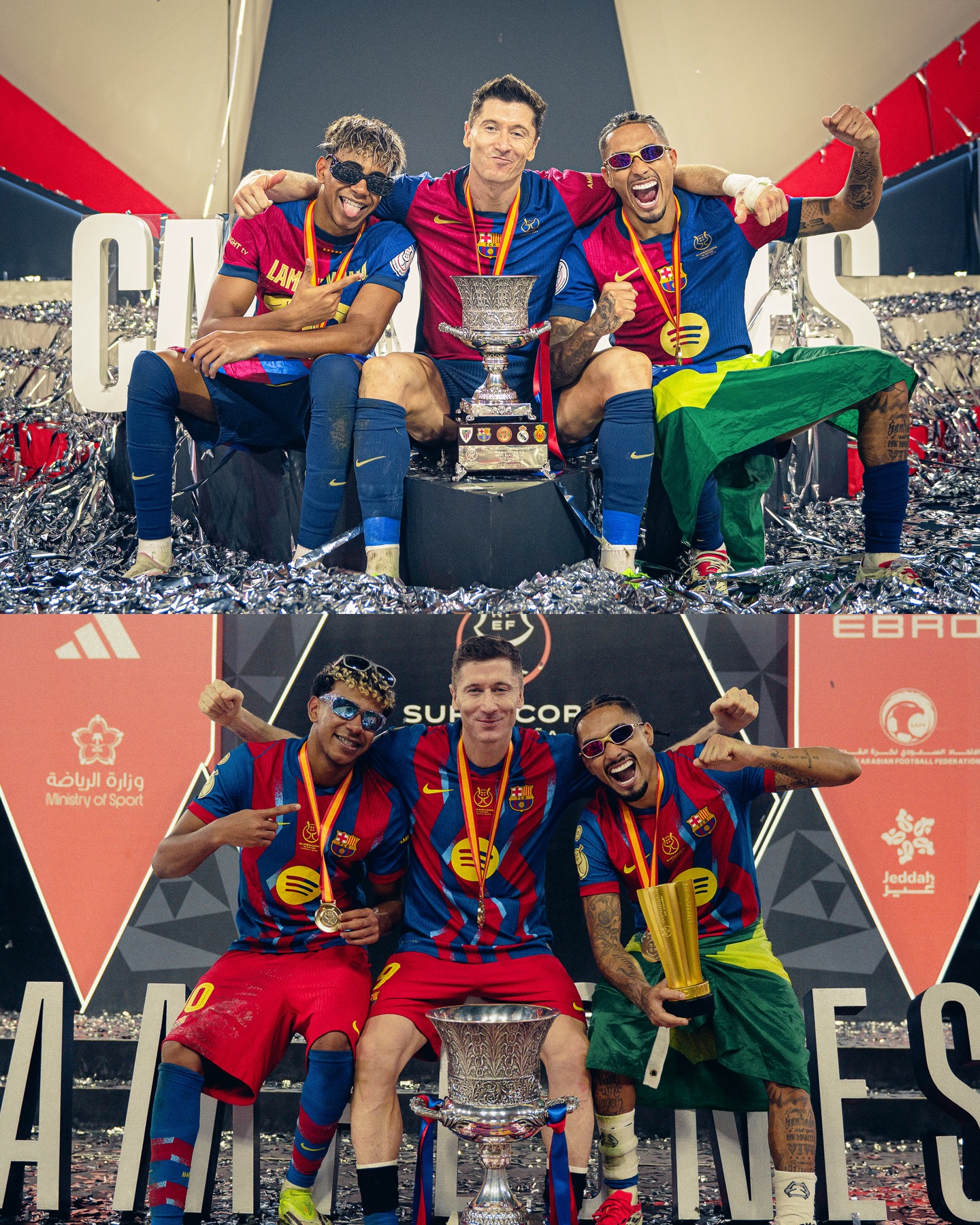 Twice is better than once 😎
Trident. 🔱