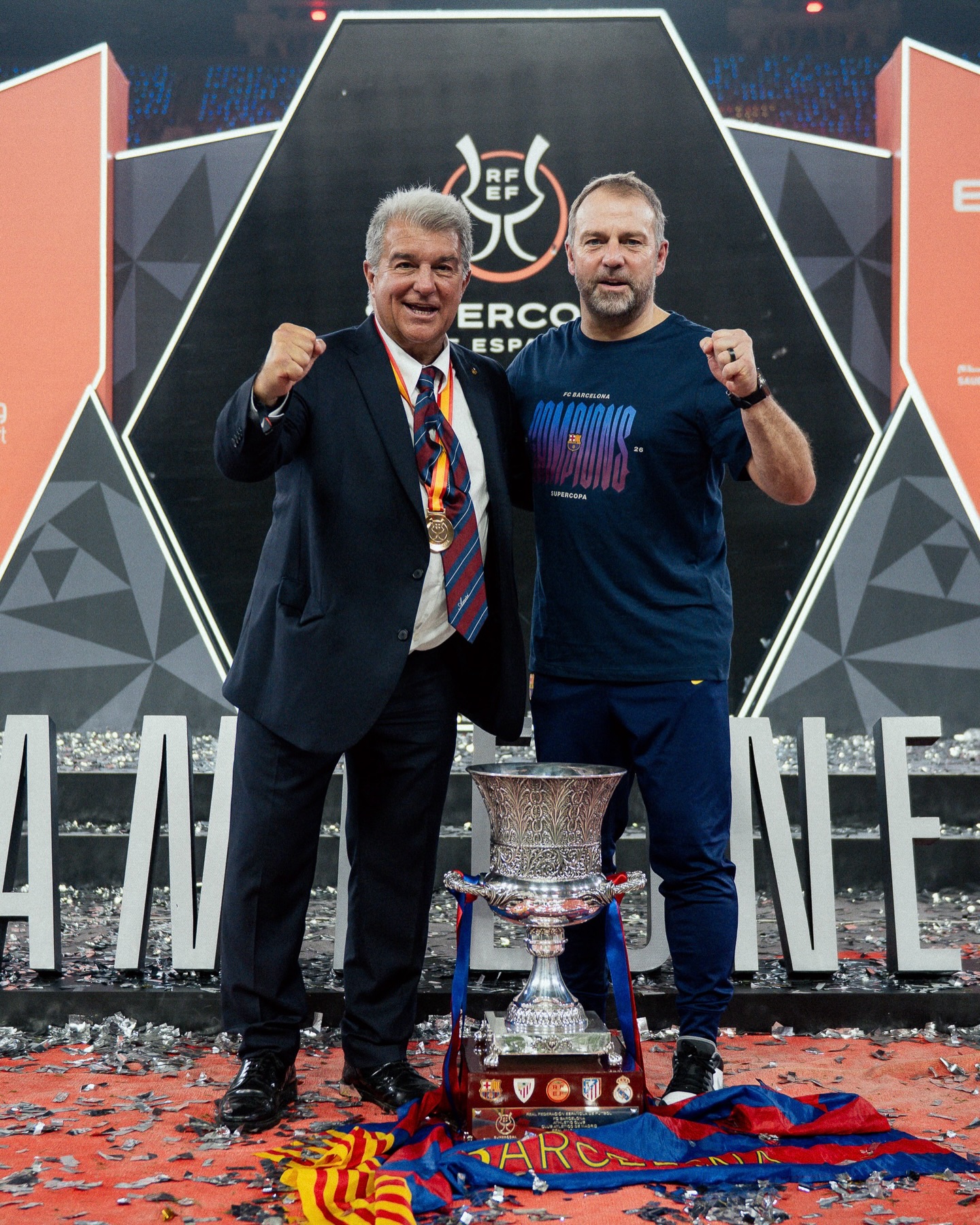 First title of the season. 🏆❤️‍🔥