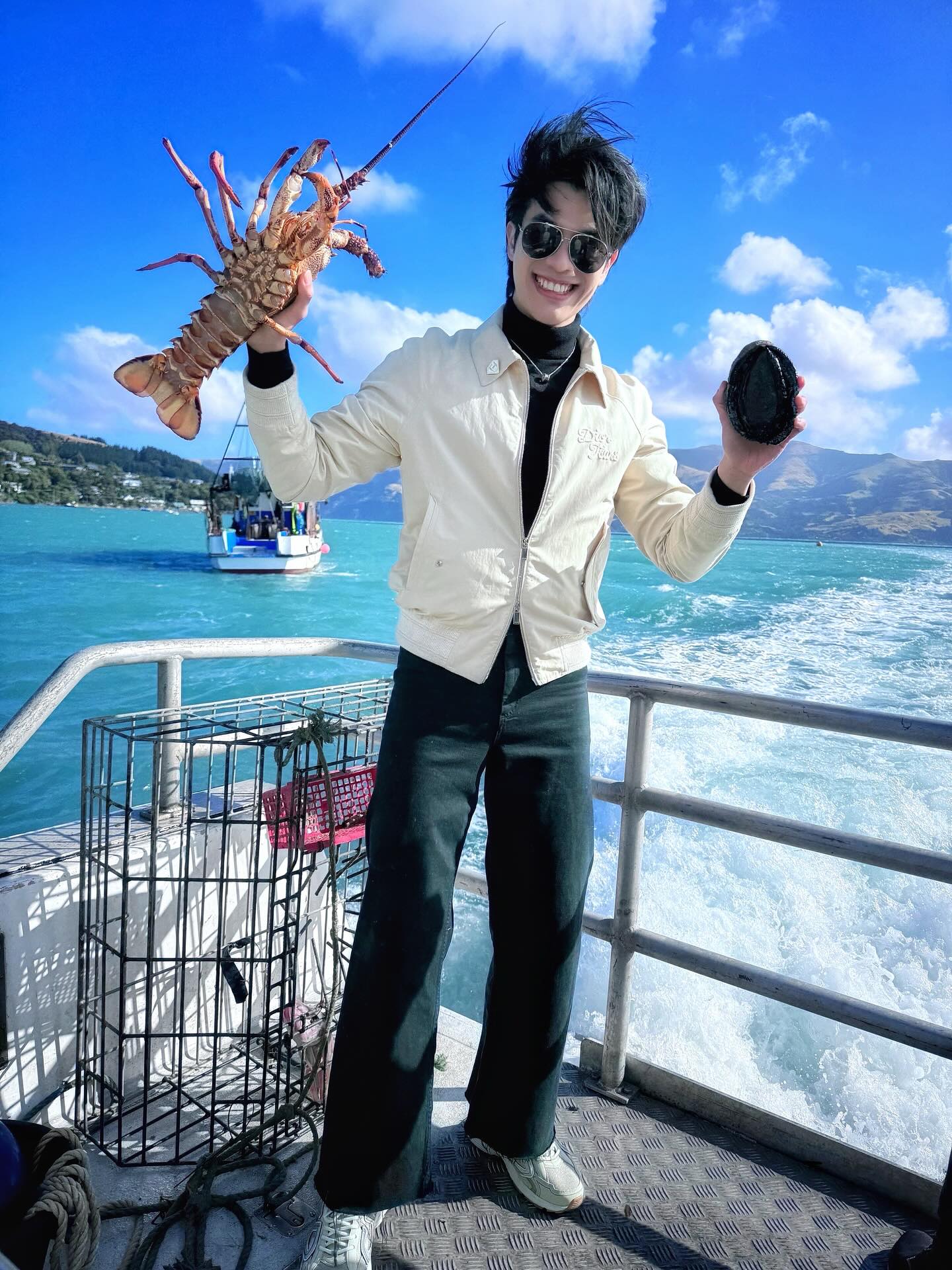 ,,, จุ้ง หอย หมู ปลา In  New Zealand🕊️🦞🦪 ,,,