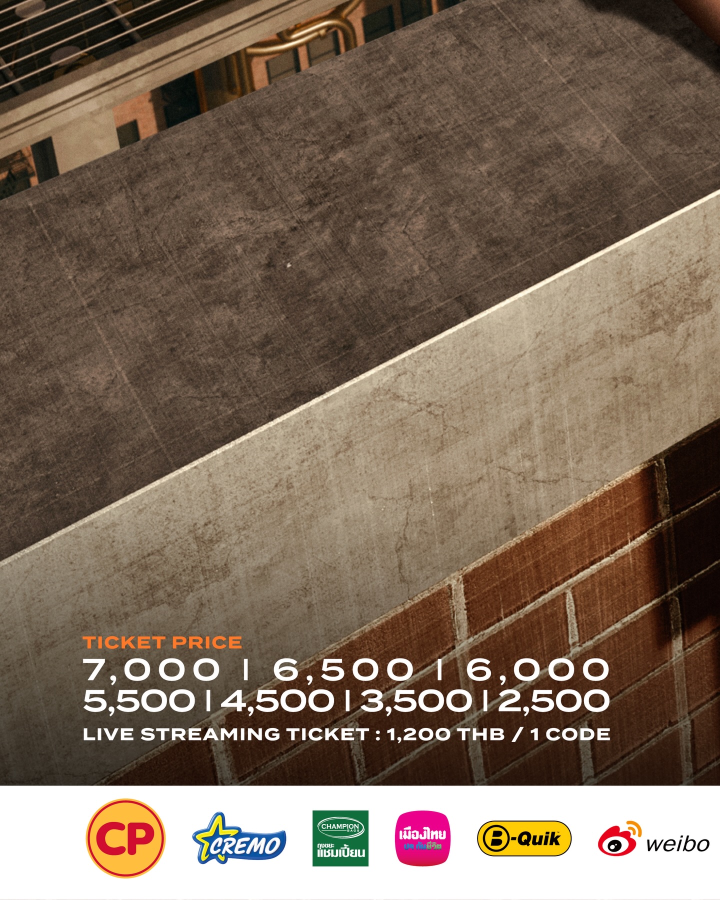 When emotion connects by FEELQUENCY. 🎷 #BILLKIN_FEELQUENCY

BILLKIN FEELQUENCY CONCERT PRESENTED BY CP
IMPACT Arena Muang Thong Thani
13-14-15 March 2026

🎫 Tickets on Sale 7 February 2026
📱 Counter Service (7-Eleven) & ALL TICKET

#BillkinEntertainment #Bbillkin